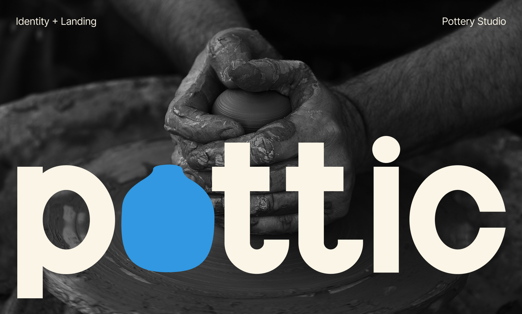 Pottic | Лендинг и фирменный стиль для гончарной студии — Изображение №1 — Интерфейсы, Брендинг на Dprofile