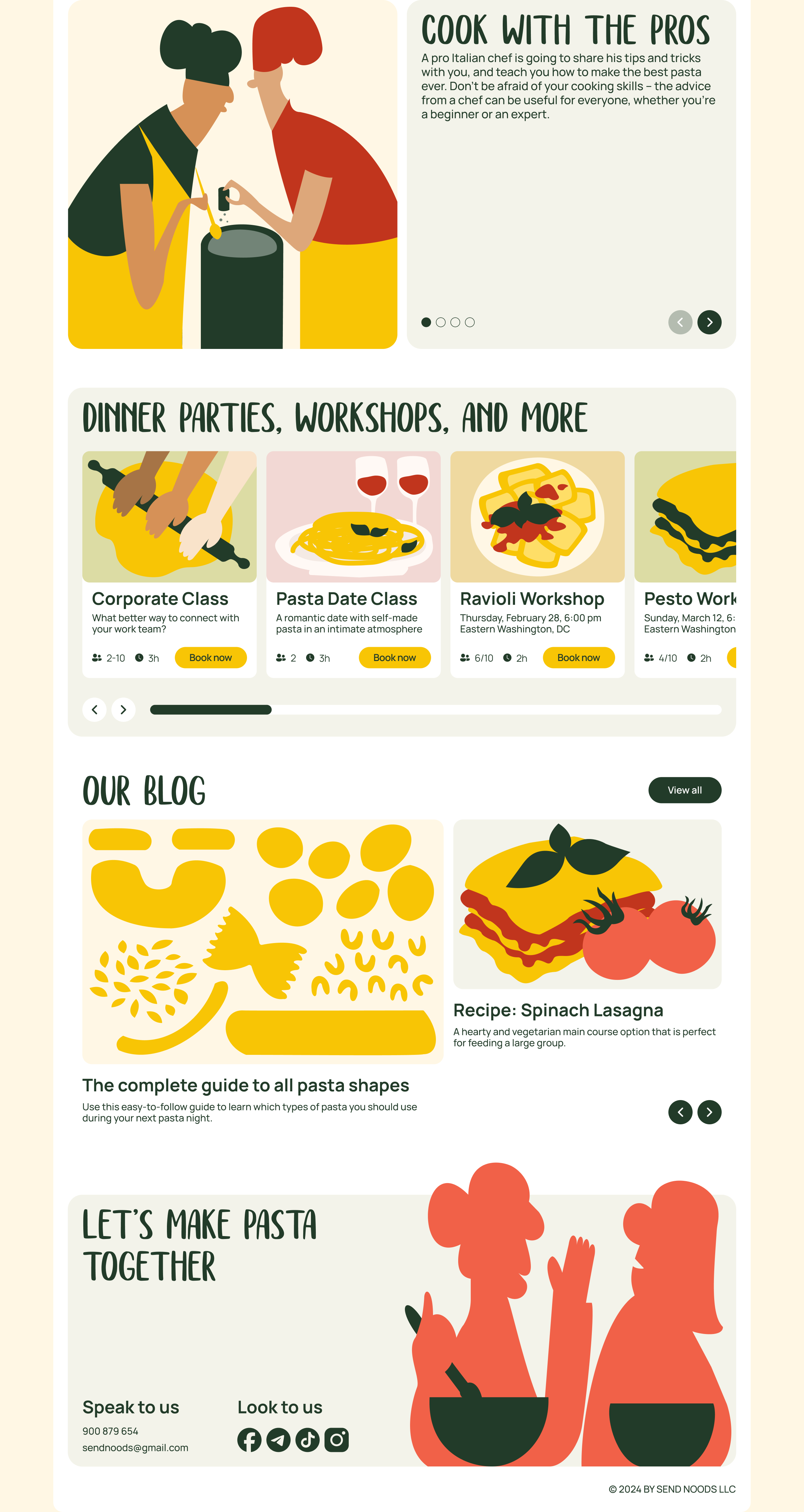 Send noods | Landing page — Изображение №5 — Интерфейсы, Иллюстрация на Dprofile