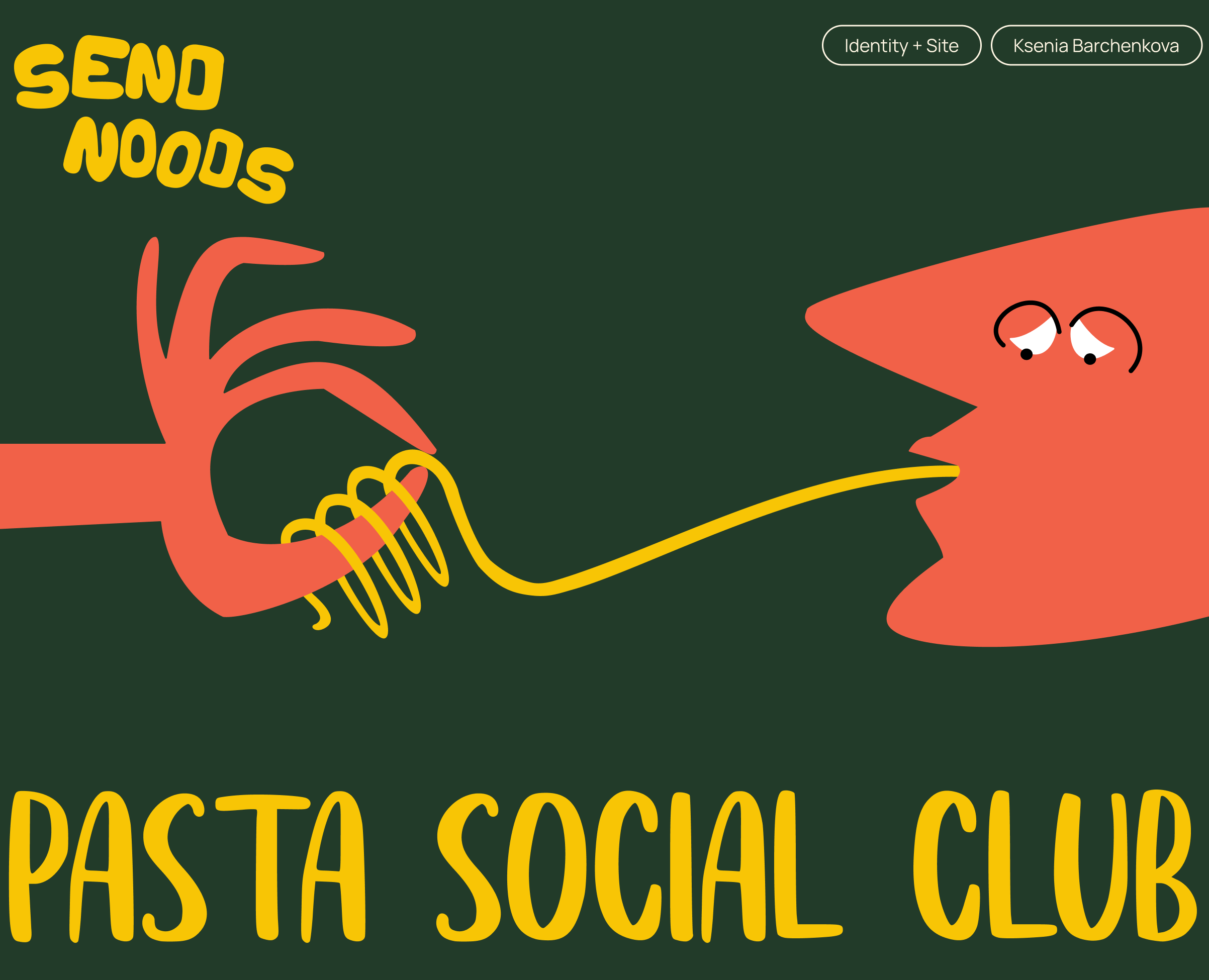 Send noods | Landing page — Интерфейсы, Иллюстрация на Dprofile