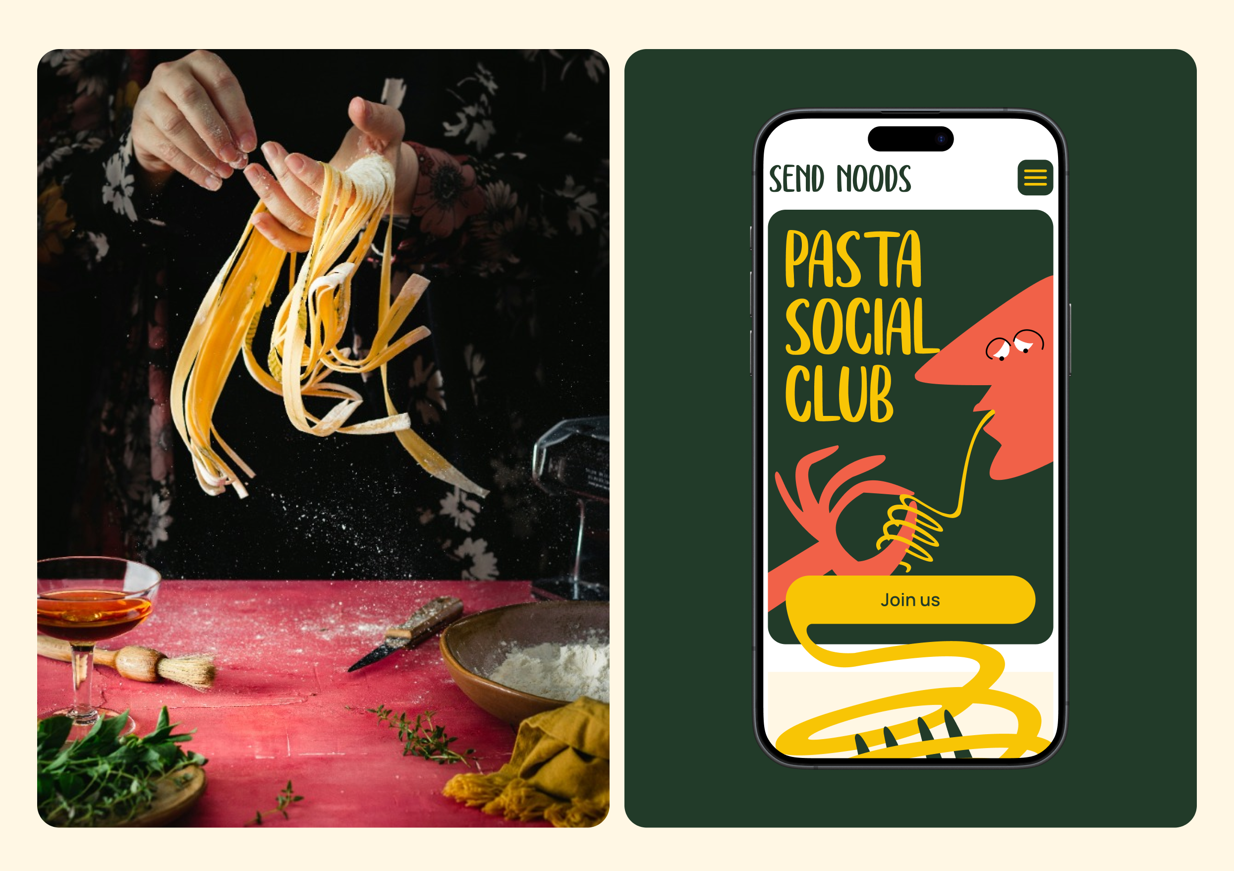 Send noods | Landing page — Изображение №6 — Интерфейсы, Иллюстрация на Dprofile