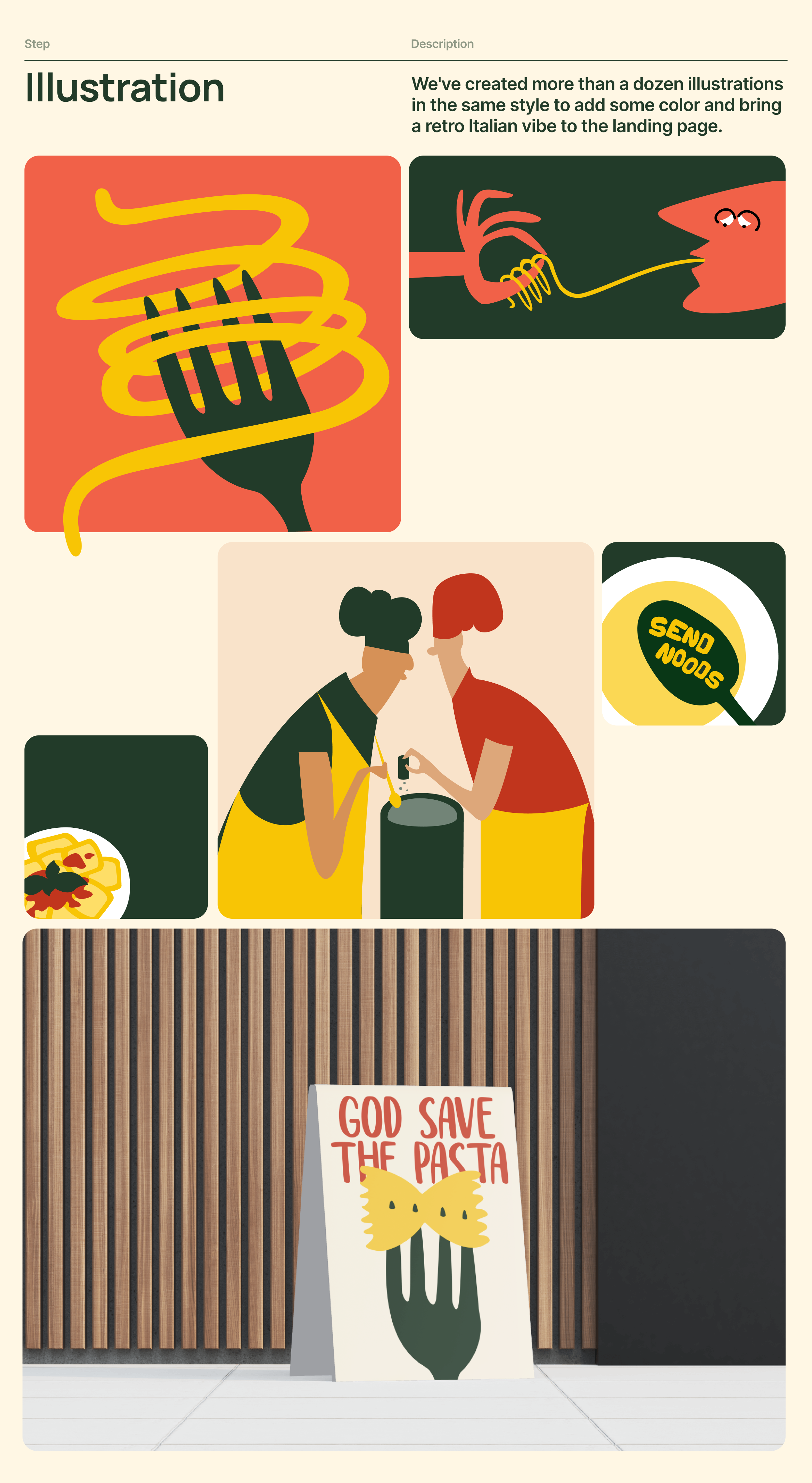 Send noods | Landing page — Изображение №7 — Интерфейсы, Иллюстрация на Dprofile