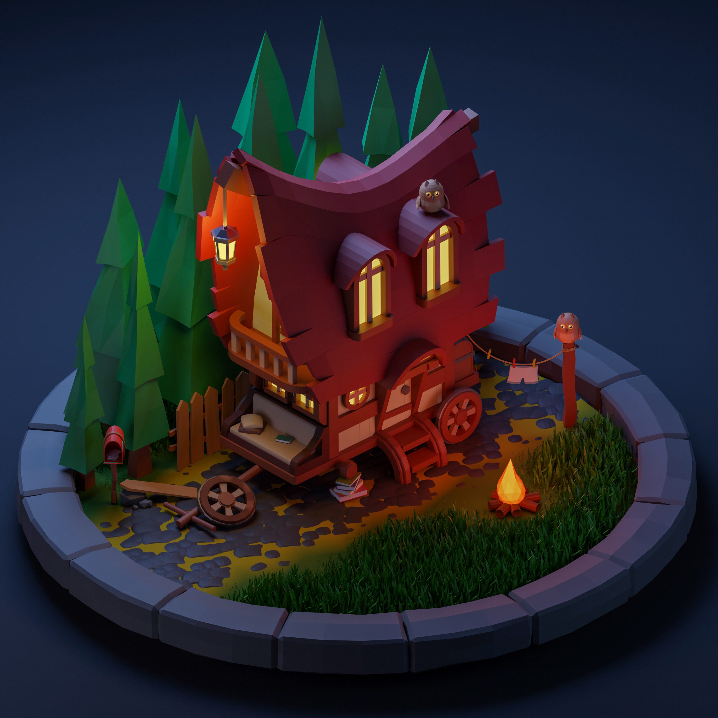 WAGON — Изображение №1 — Иллюстрация, 3D на Dprofile
