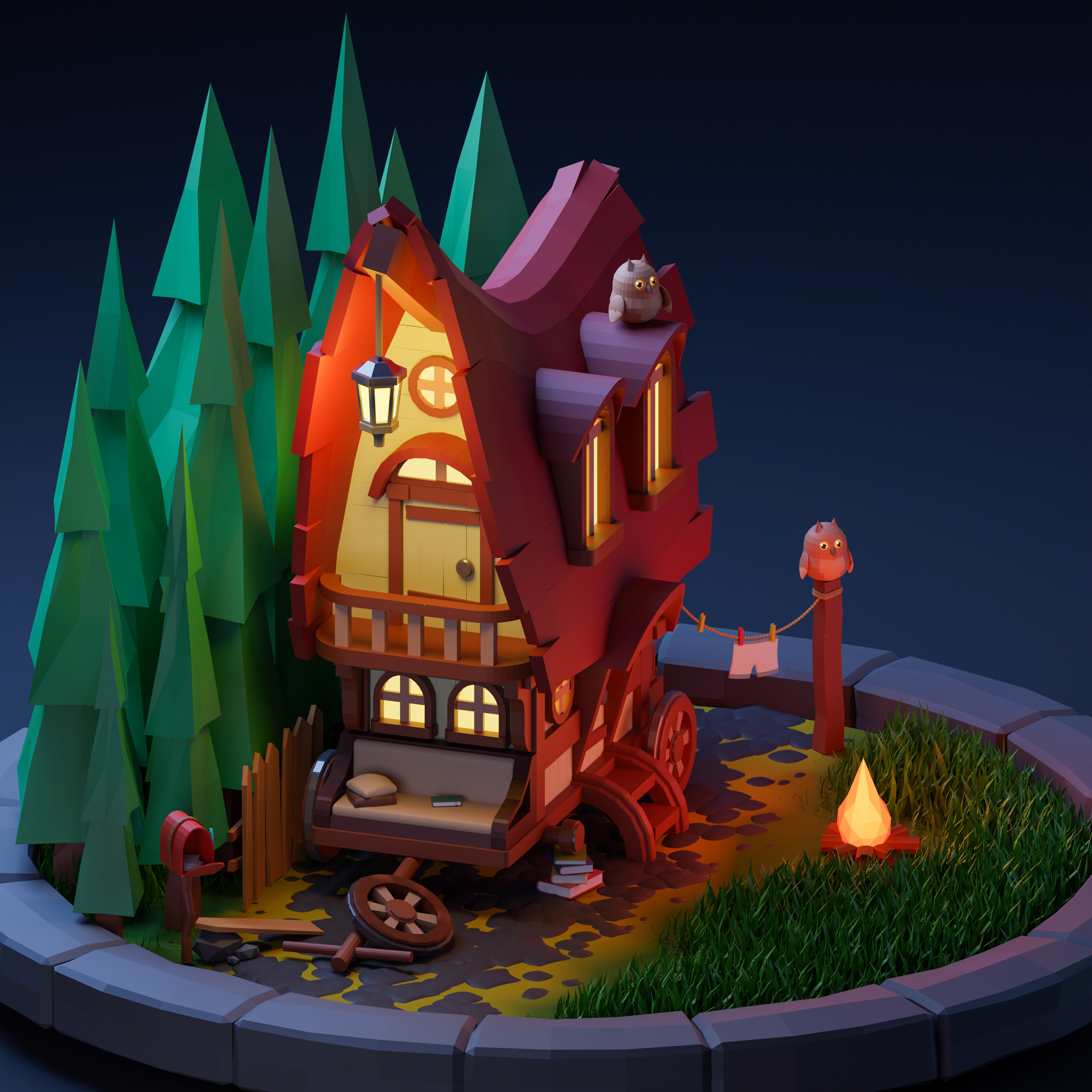 WAGON — Изображение №2 — Иллюстрация, 3D на Dprofile