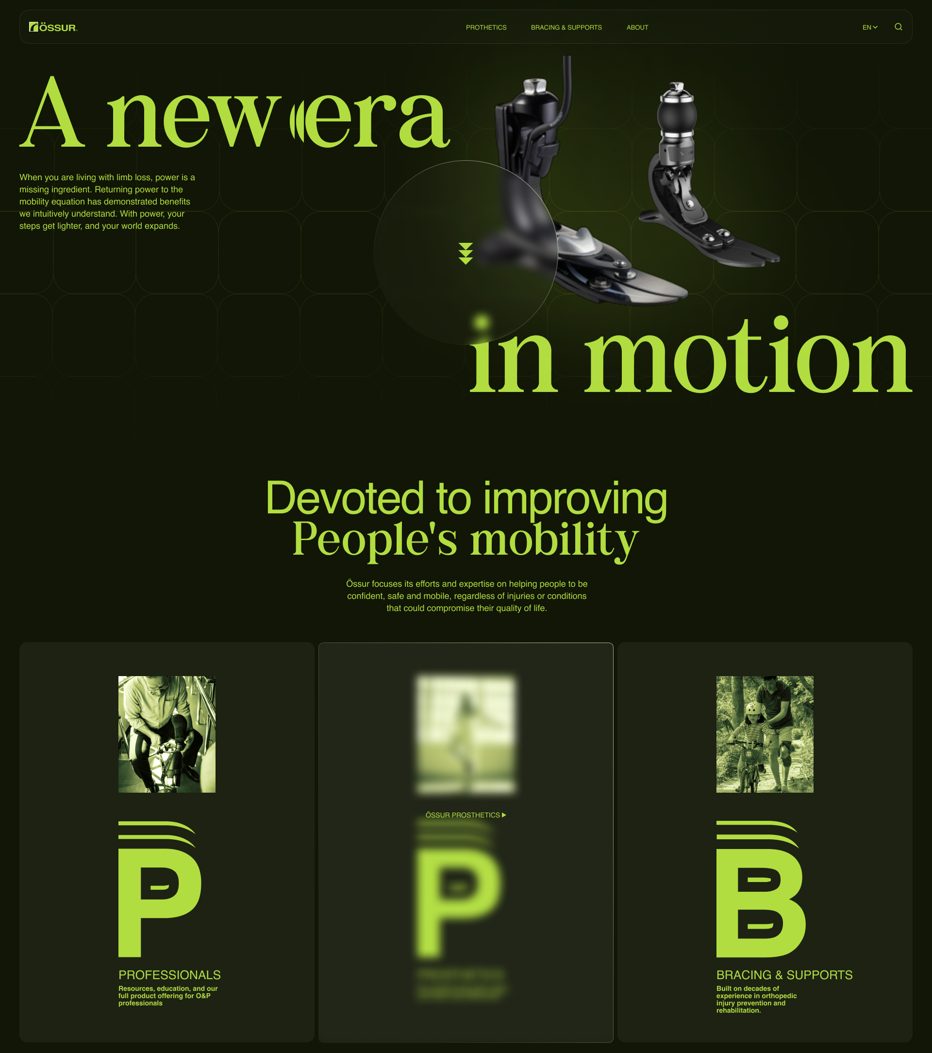 A new era in motion | Работа из курса. — Изображение №1 — Интерфейсы на Dprofile