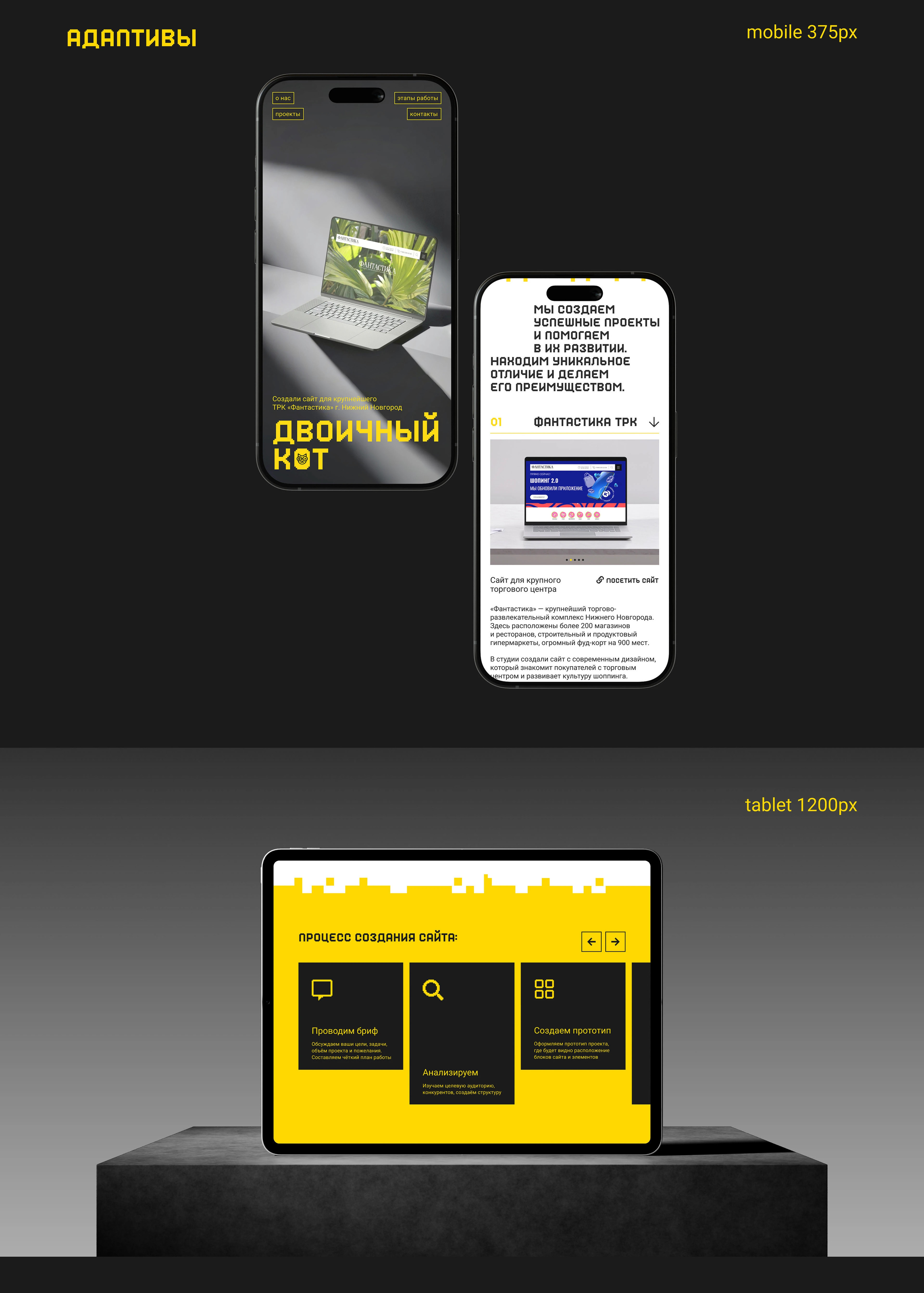 Дизайн лендинга для digital-студии — Изображение №3 — Интерфейсы на Dprofile