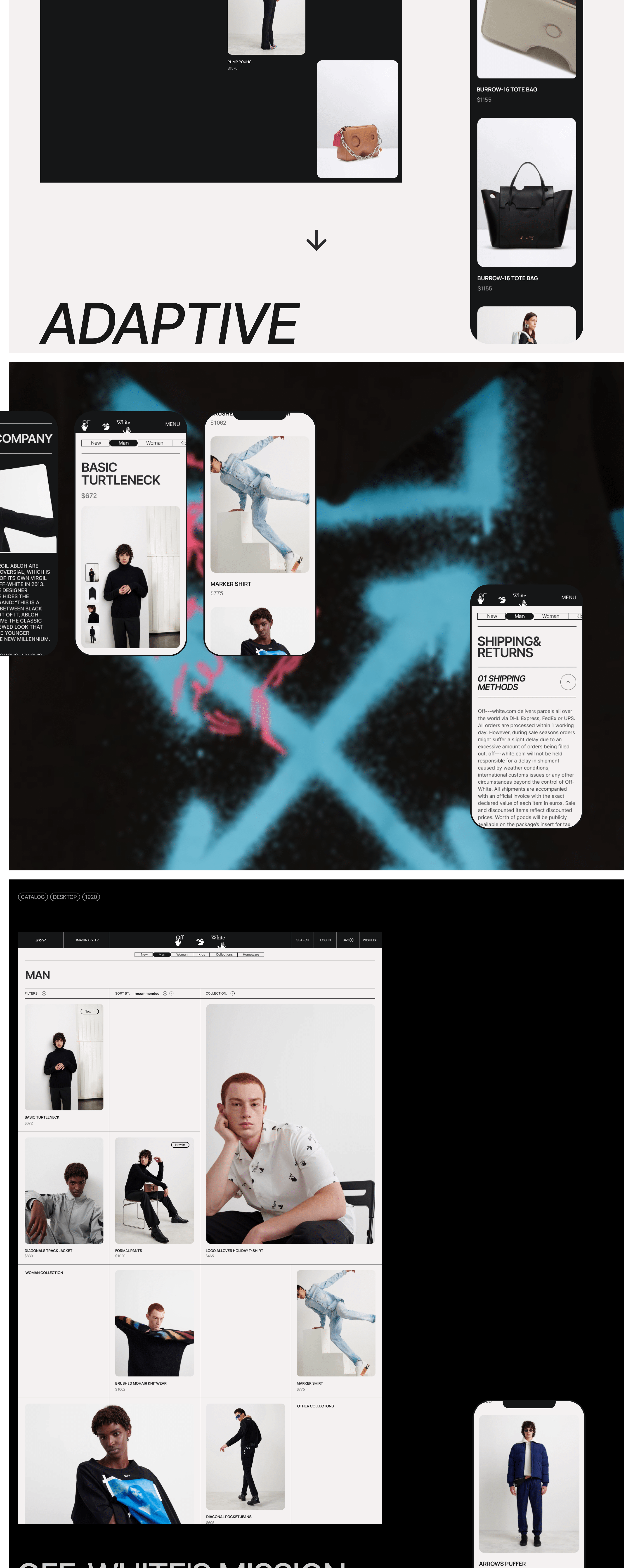 OFF-WHITE Redesign — Изображение №5 — Интерфейсы на Dprofile