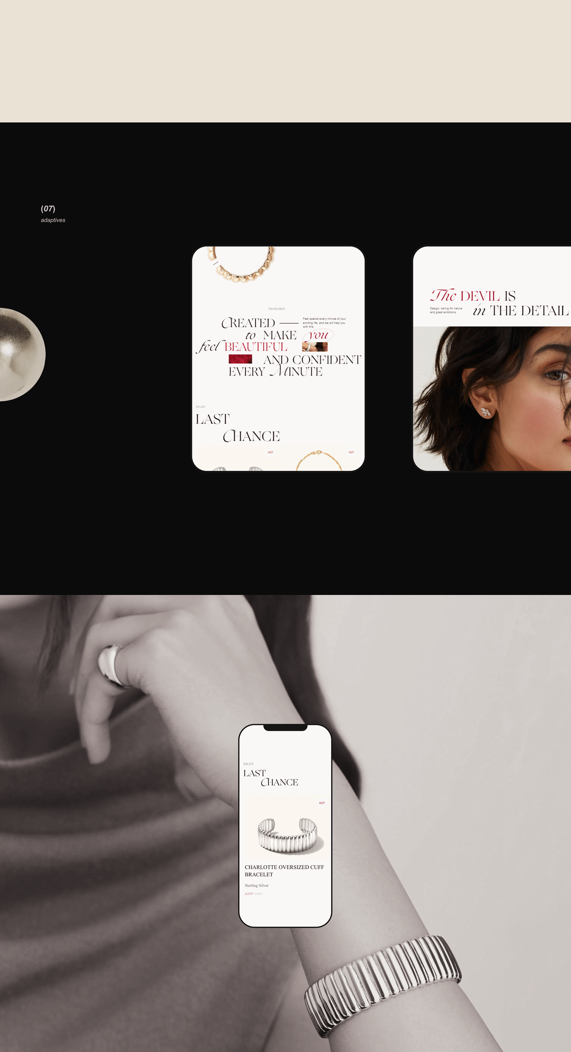 MOJESTO - jewelry store — Изображение №5 — Интерфейсы на Dprofile