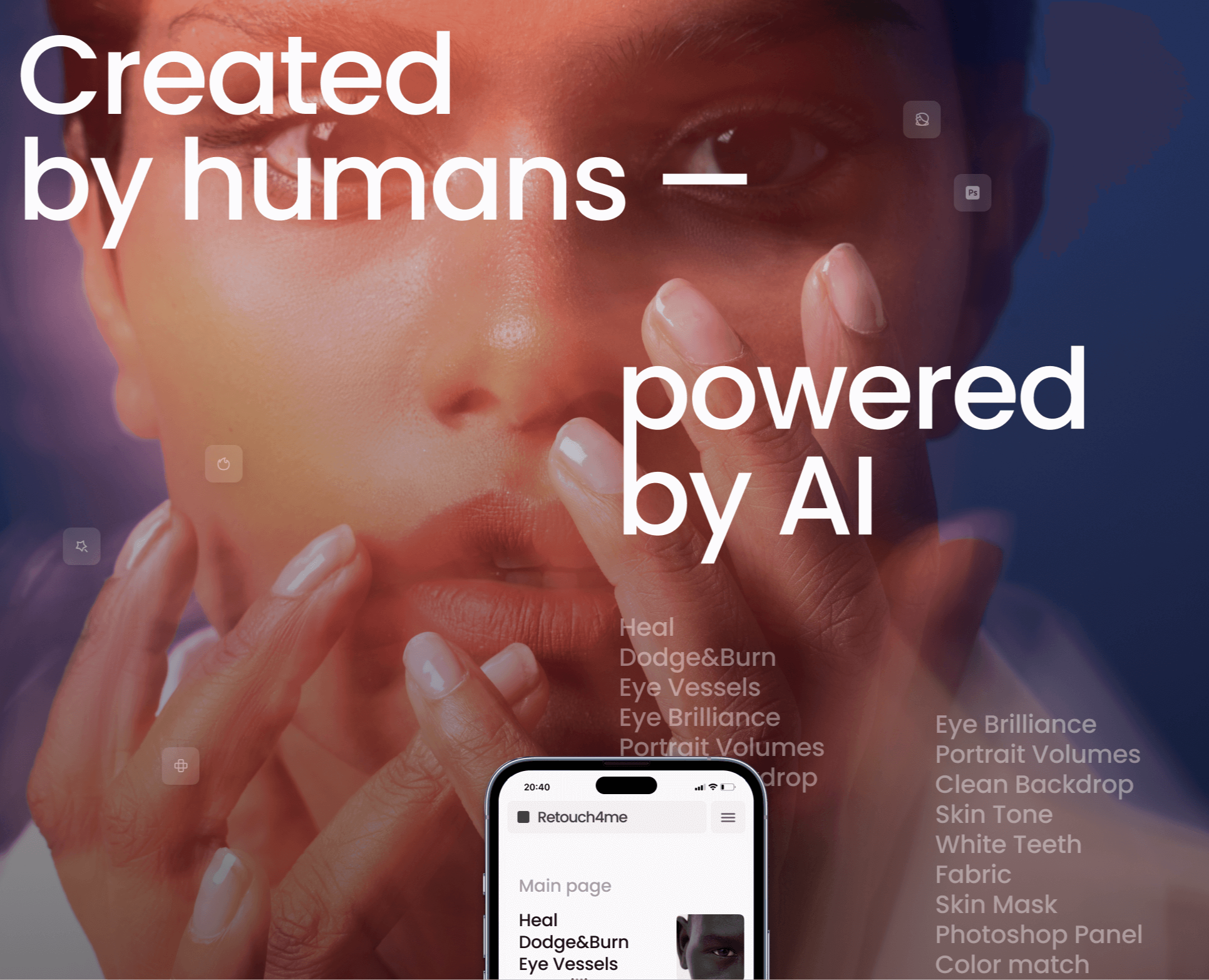 Retouch. 12 AI super-plugins — Интерфейсы на Dprofile