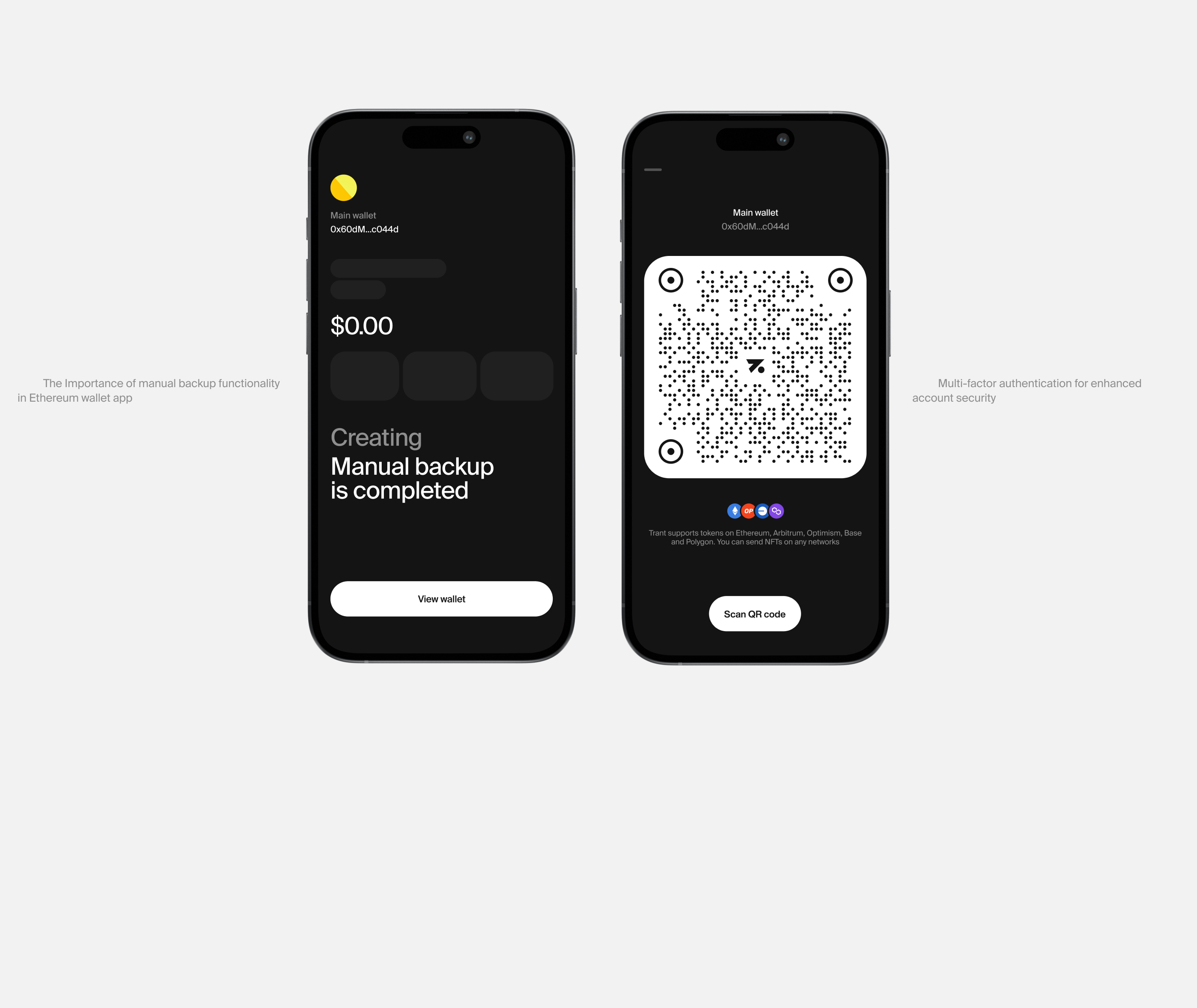 Trant — Crypto Wallet — Изображение №21 — Интерфейсы на Dprofile