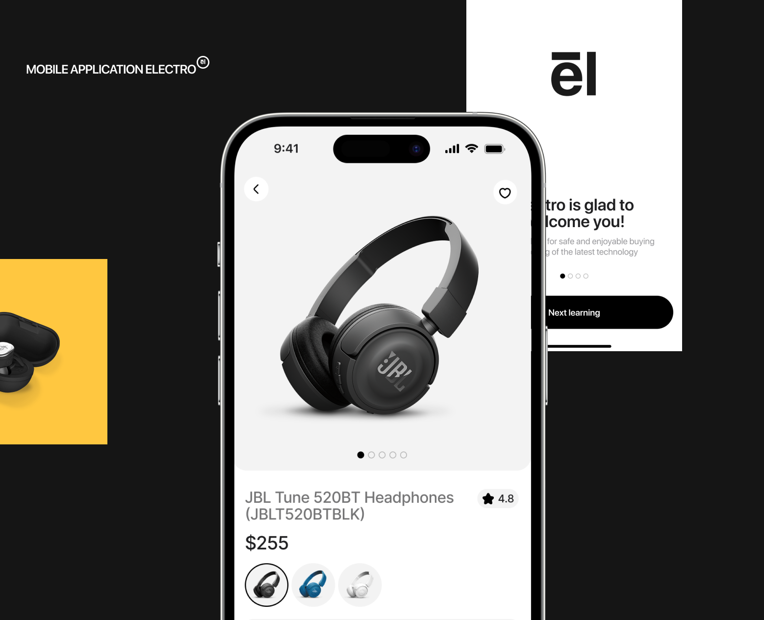 Мобильное приложение для маркетплейса электроники Electro на Dprofile