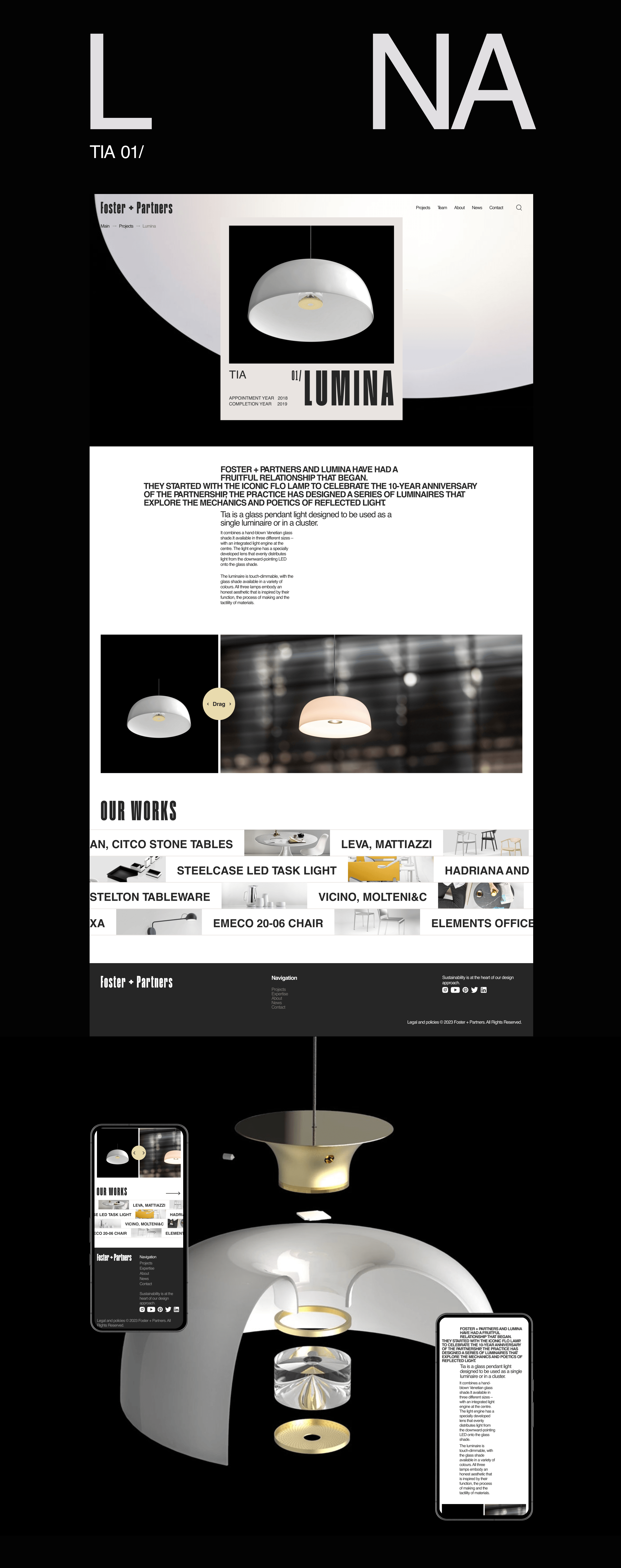 FOSTER+PARTNERS|NEWS WEBSITE REDESIGN — Изображение №12 — Интерфейсы на Dprofile