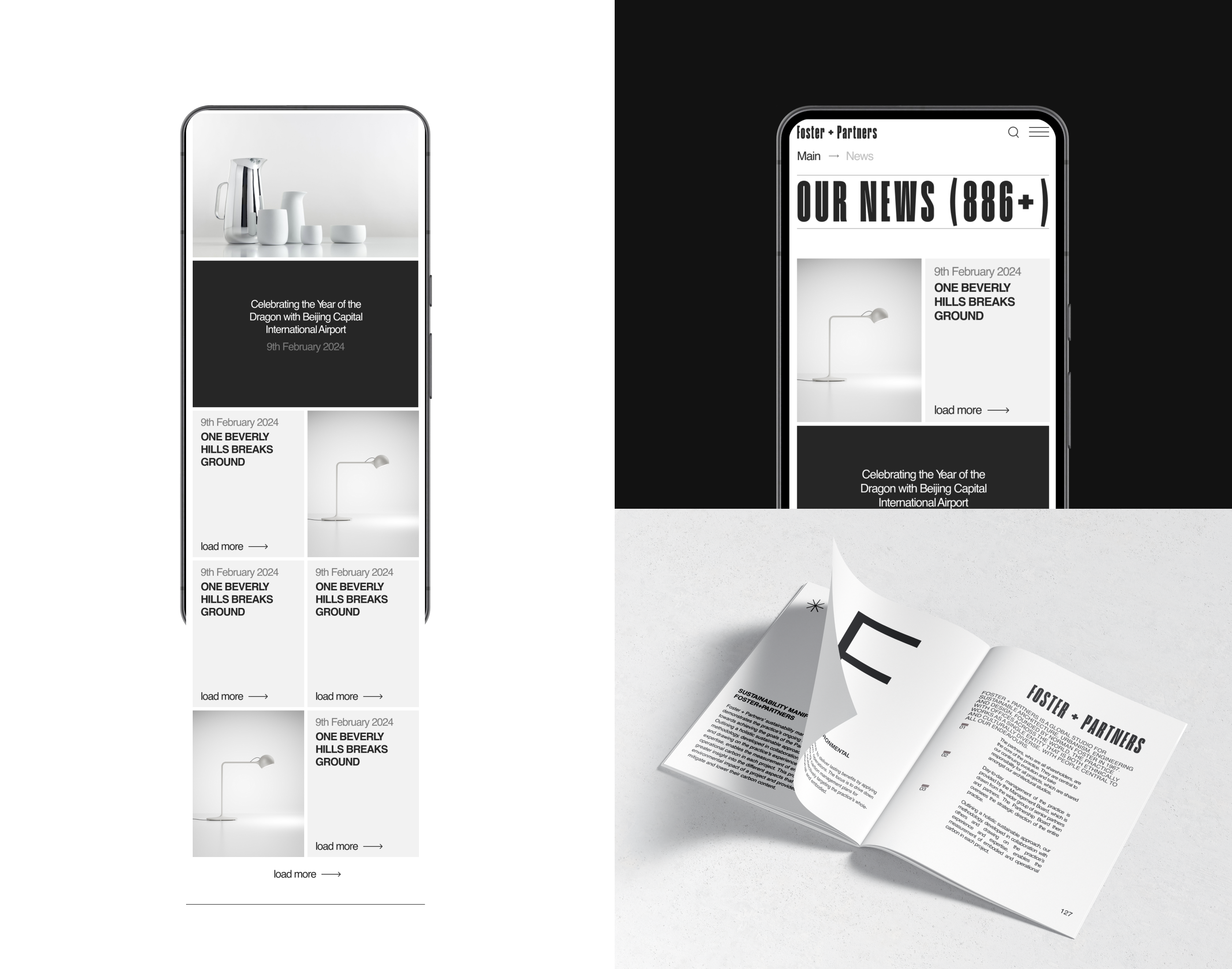 FOSTER+PARTNERS|NEWS WEBSITE REDESIGN — Изображение №17 — Интерфейсы на Dprofile