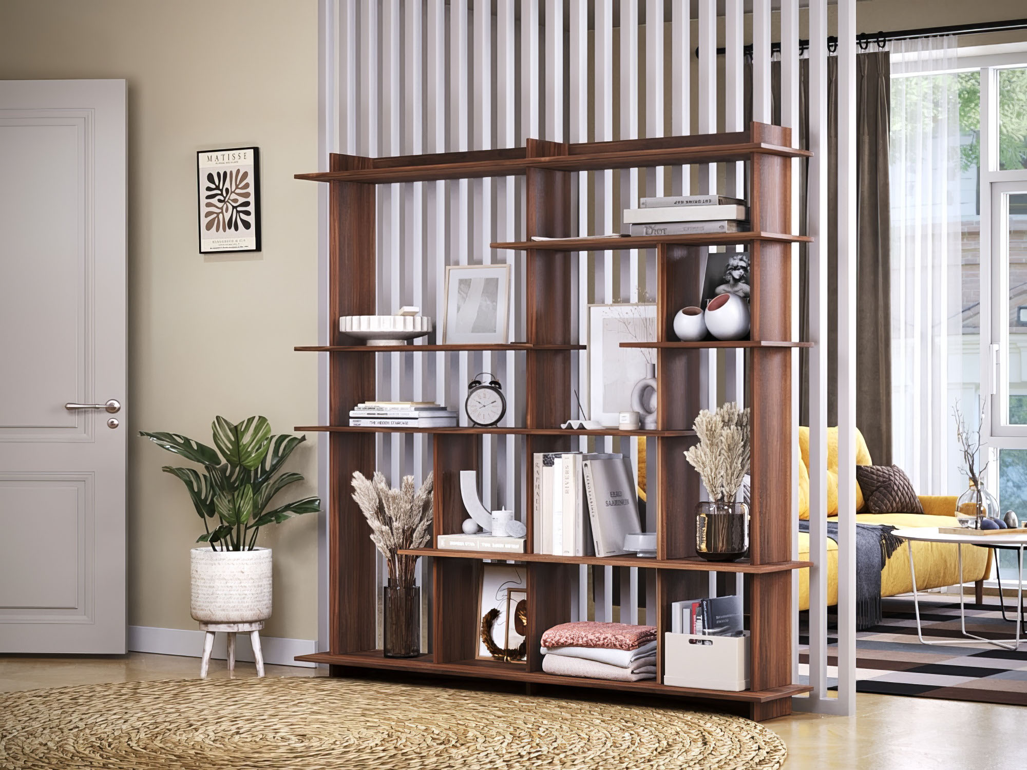 Этажерка деревянная/ Wooden bookcase — Изображение №1 — 3D на Dprofile