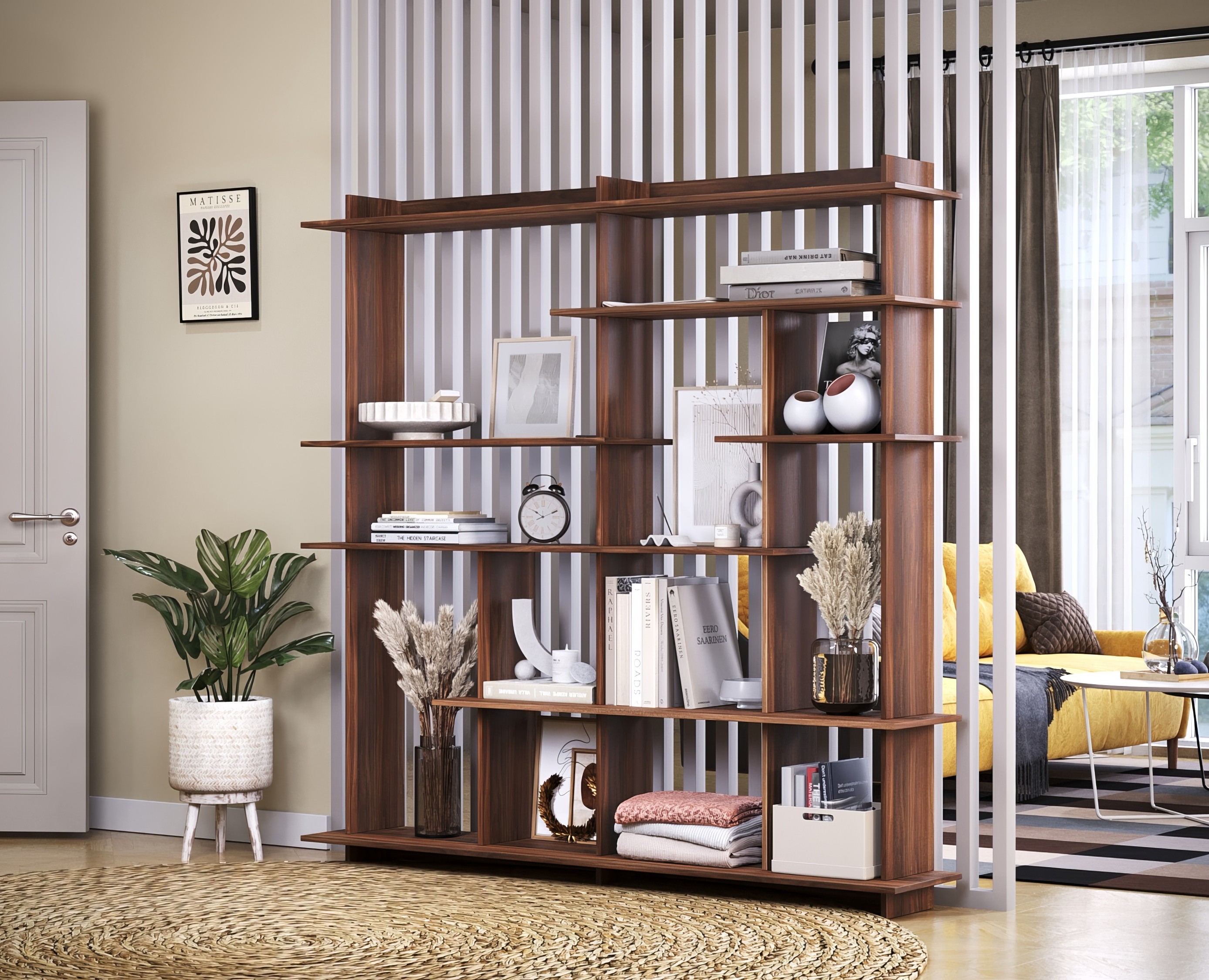 Этажерка деревянная/ Wooden bookcase — 3D на Dprofile