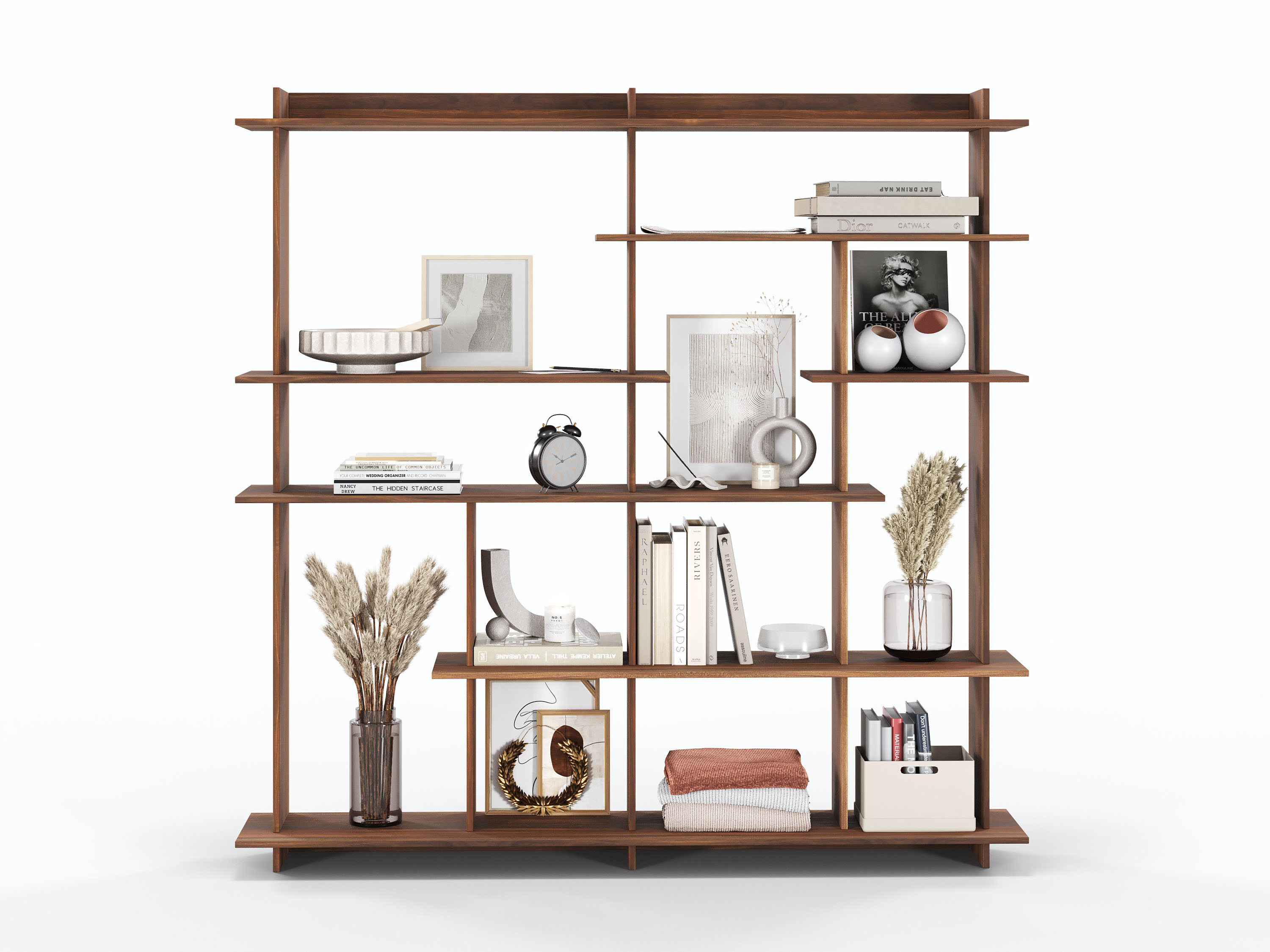 Этажерка деревянная/ Wooden bookcase — Изображение №2 — 3D на Dprofile