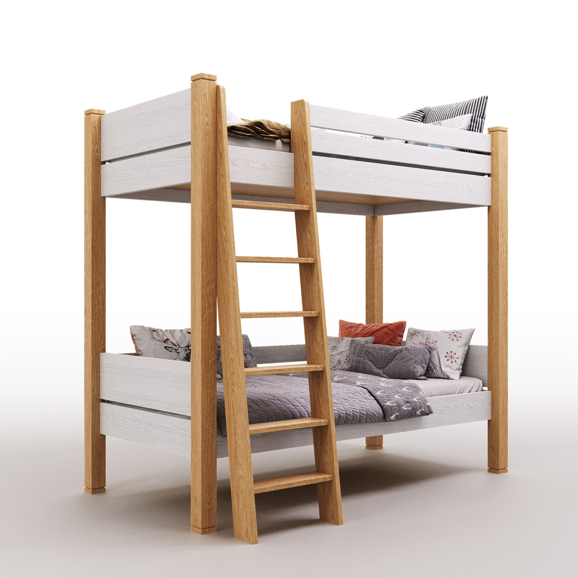 Детская 2х ярусная кровать / A child's bed — Изображение №2 — 3D на Dprofile