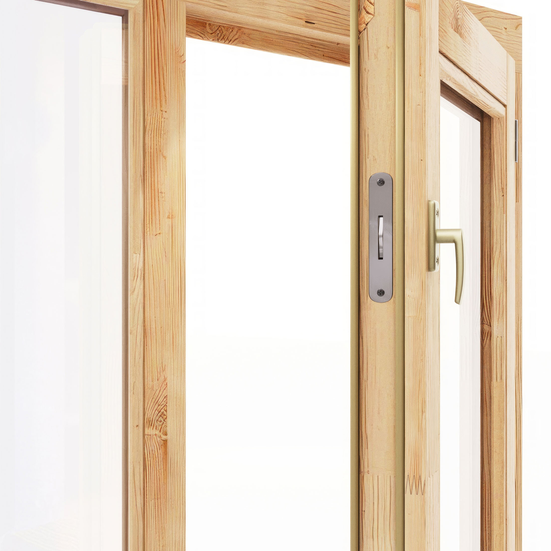 Деревянное окно | клеенный массив сосны | wooden window — Изображение №6 — 3D на Dprofile
