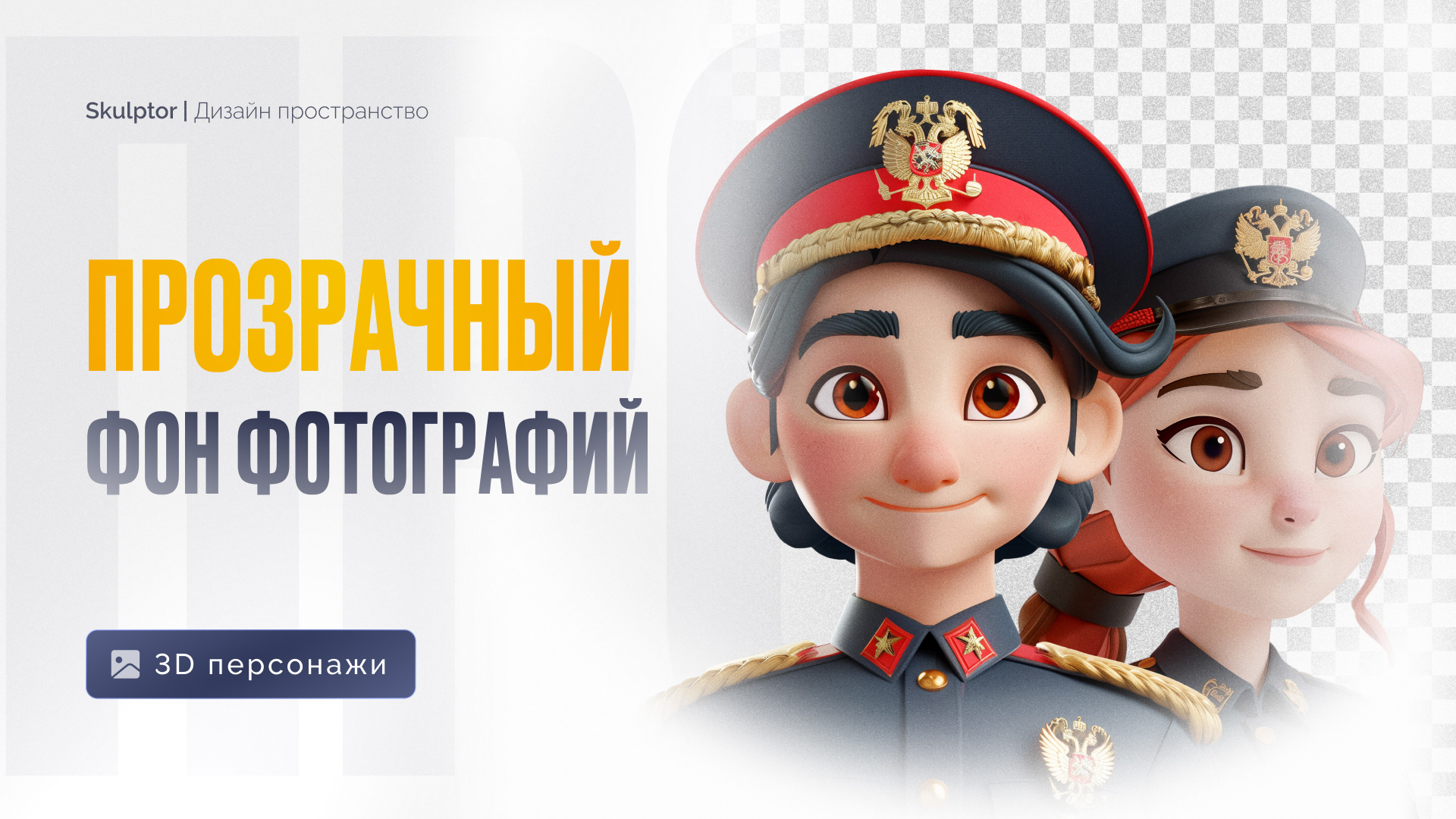 Дизайн-Пак 3D персонажей Бесплатно — Изображение №3 — Графика на Dprofile