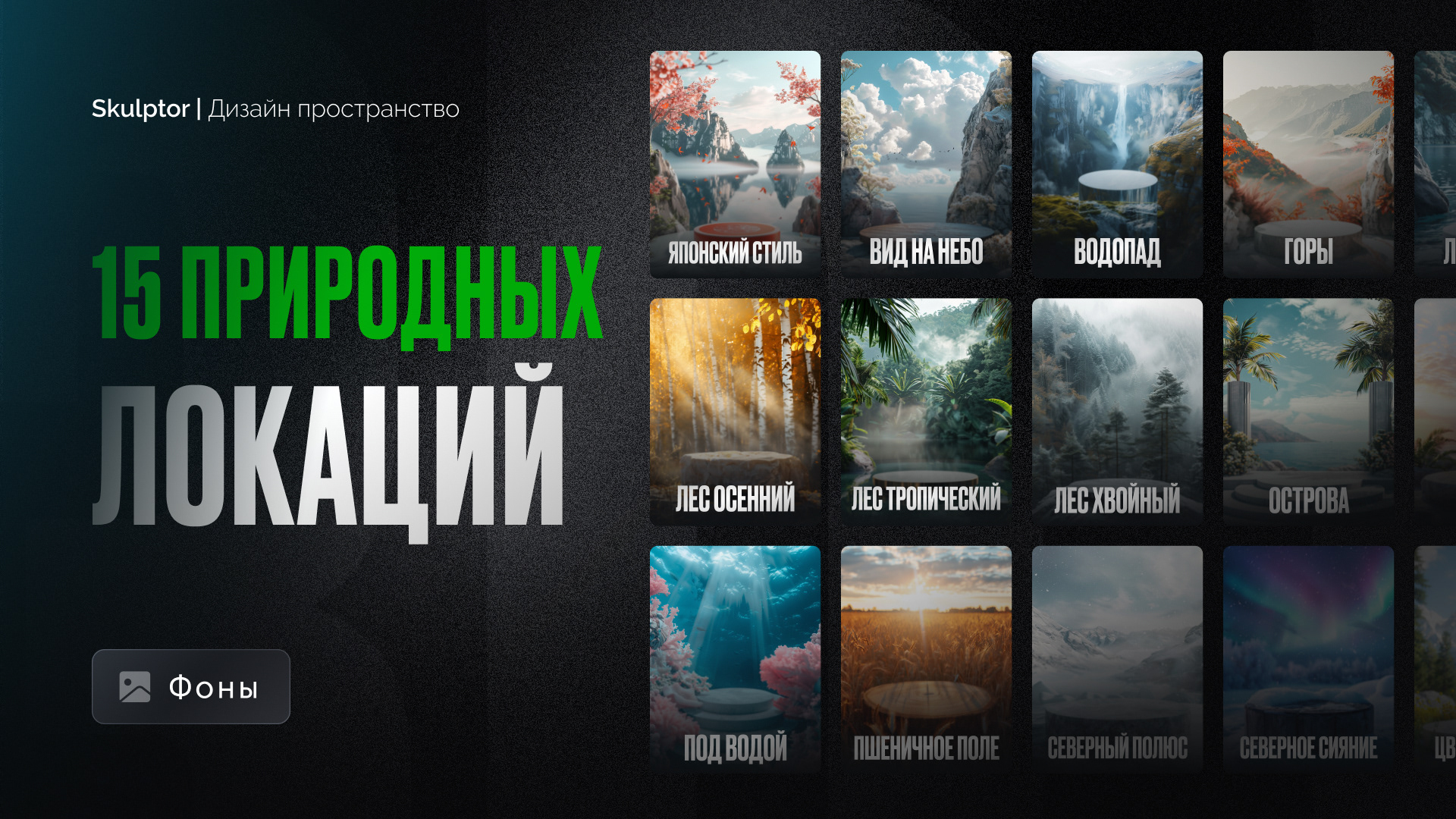 Набор подиумов "Nature podiums" — Изображение №17 — Графика на Dprofile