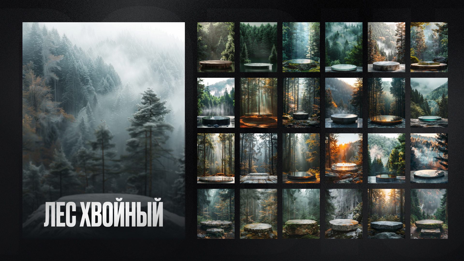 Набор подиумов "Nature podiums" — Изображение №9 — Графика на Dprofile