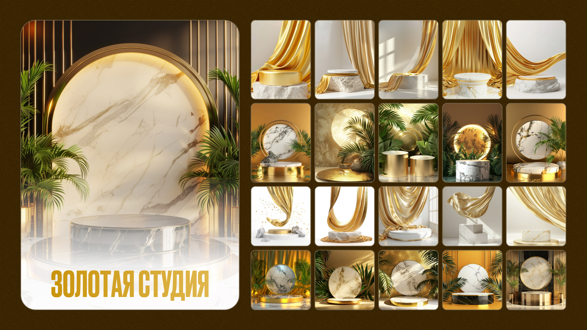 Набор подиумов «Studio podiums» — Изображение №5 — Графика на Dprofile