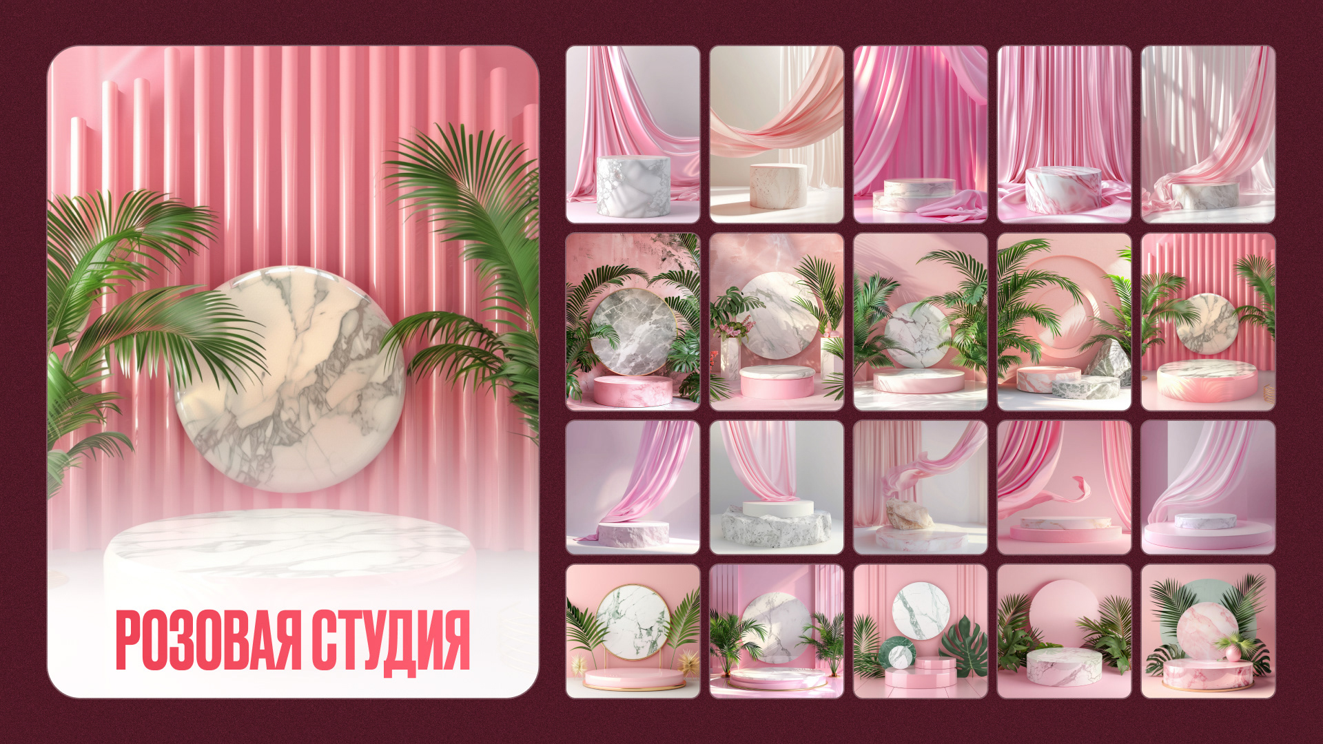 Набор подиумов «Studio podiums» — Изображение №8 — Графика на Dprofile