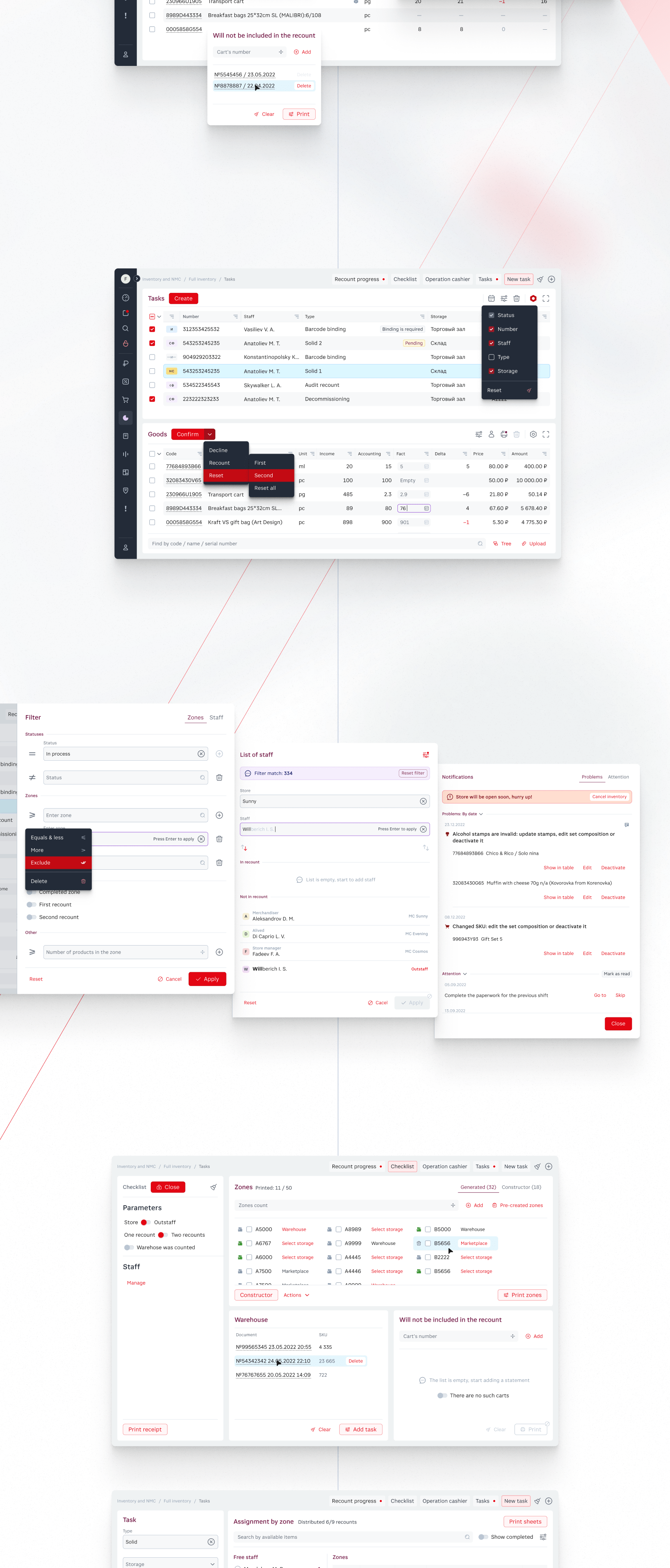 Magnit Back Office — Изображение №6 — Интерфейсы на Dprofile