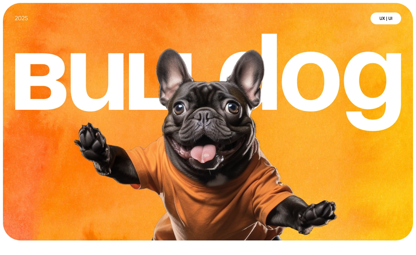 Landing Page French Bulldog — Изображение №1 — Интерфейсы, Брендинг на Dprofile