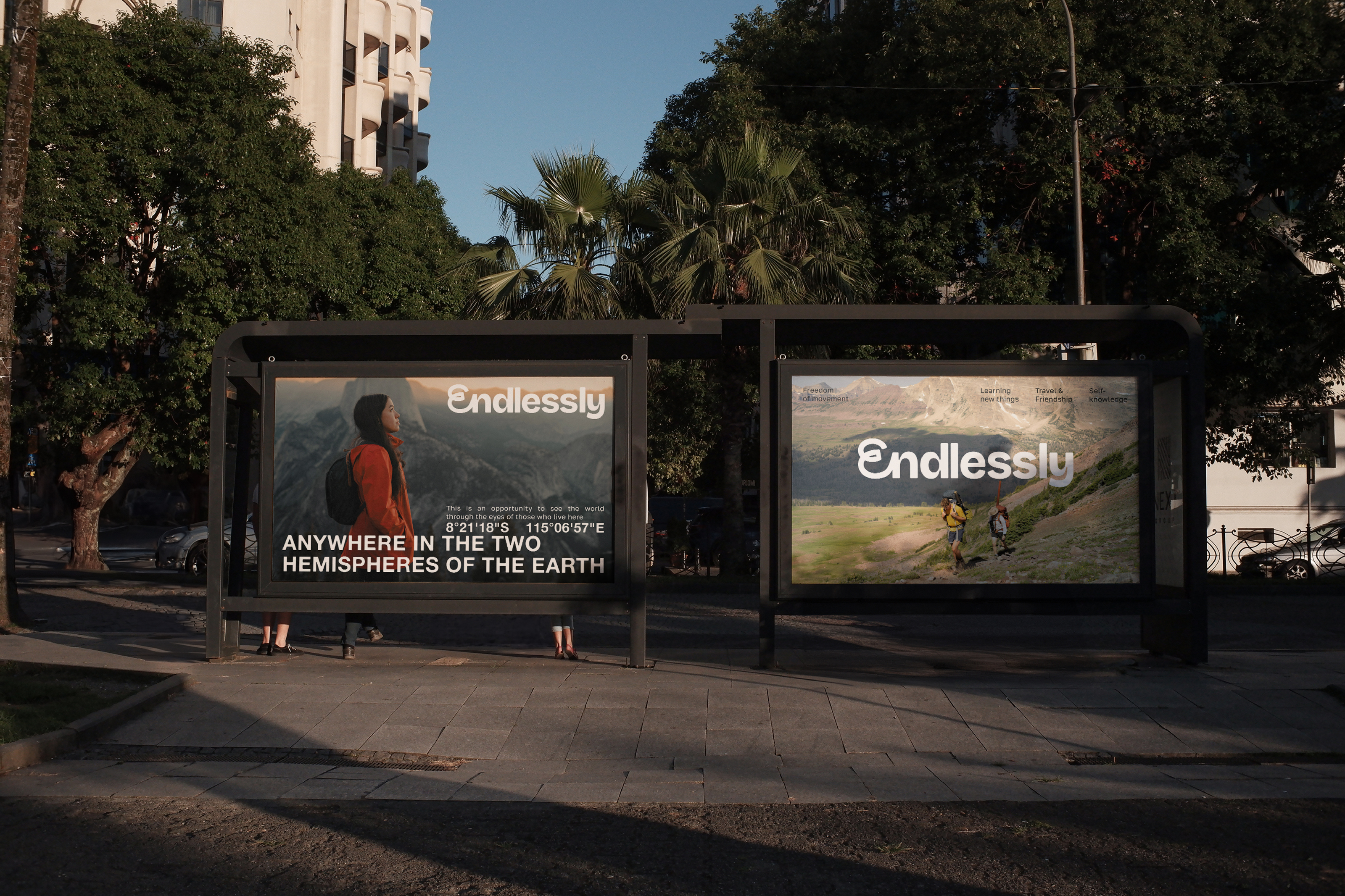 Endlessly / Айдентика для агенства путешествий — Изображение №15 — Брендинг, Графика на Dprofile