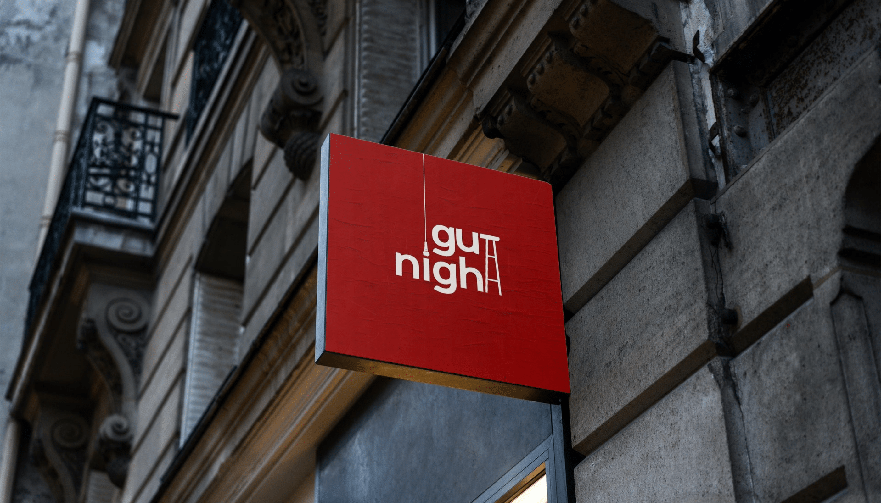 Логотип для стенд-ап клуба «GutNight» — Изображение №6 — Брендинг, Графика на Dprofile