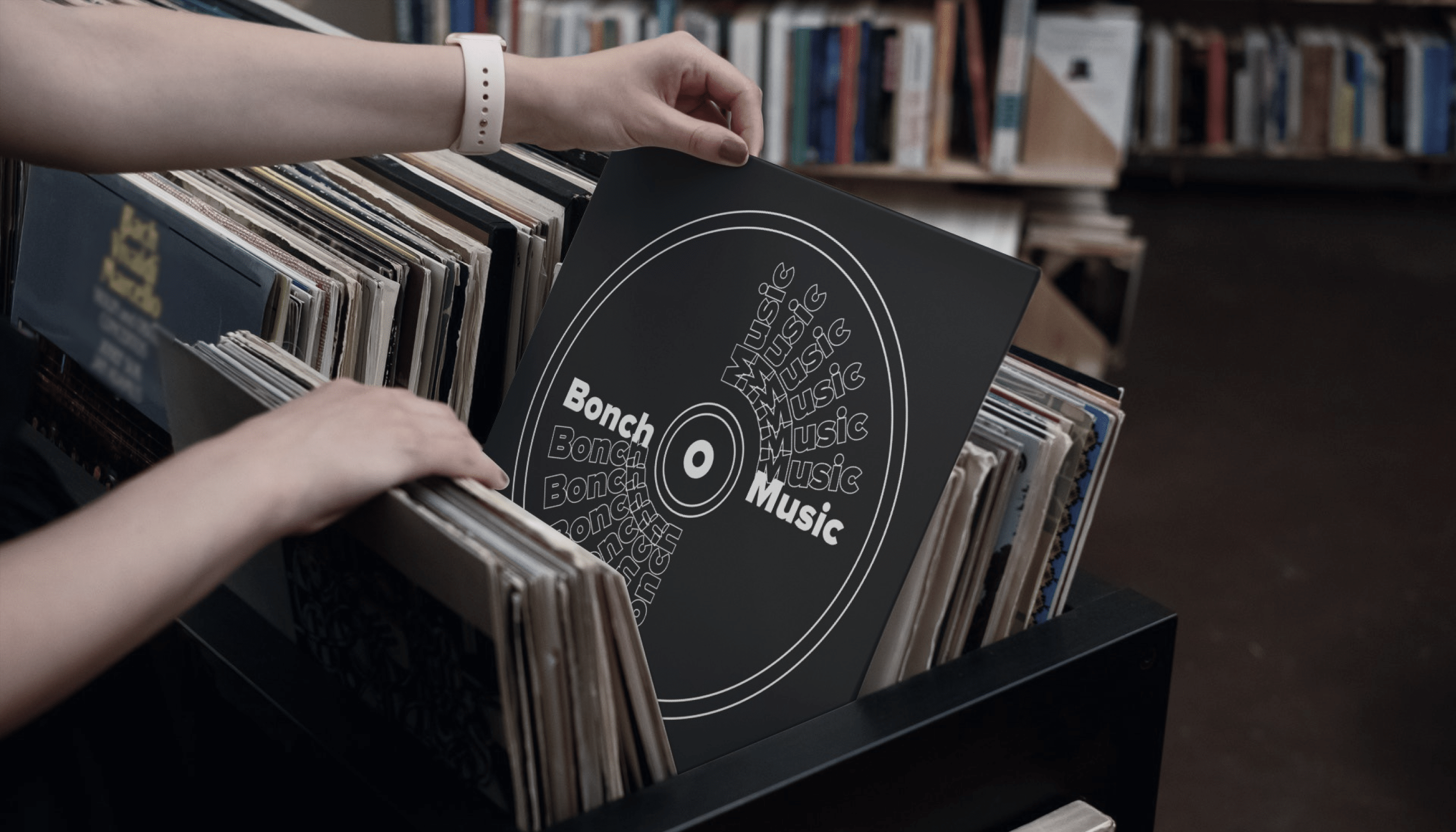 Logo for music club «Bonch.Music» — Изображение №5 — Брендинг, Графика на Dprofile