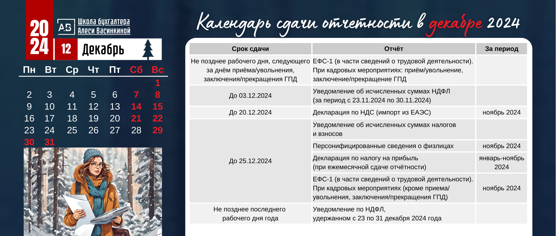 Календарь сдачи отчетности для бухгалтера — Изображение №14 — Брендинг, Иллюстрация на Dprofile