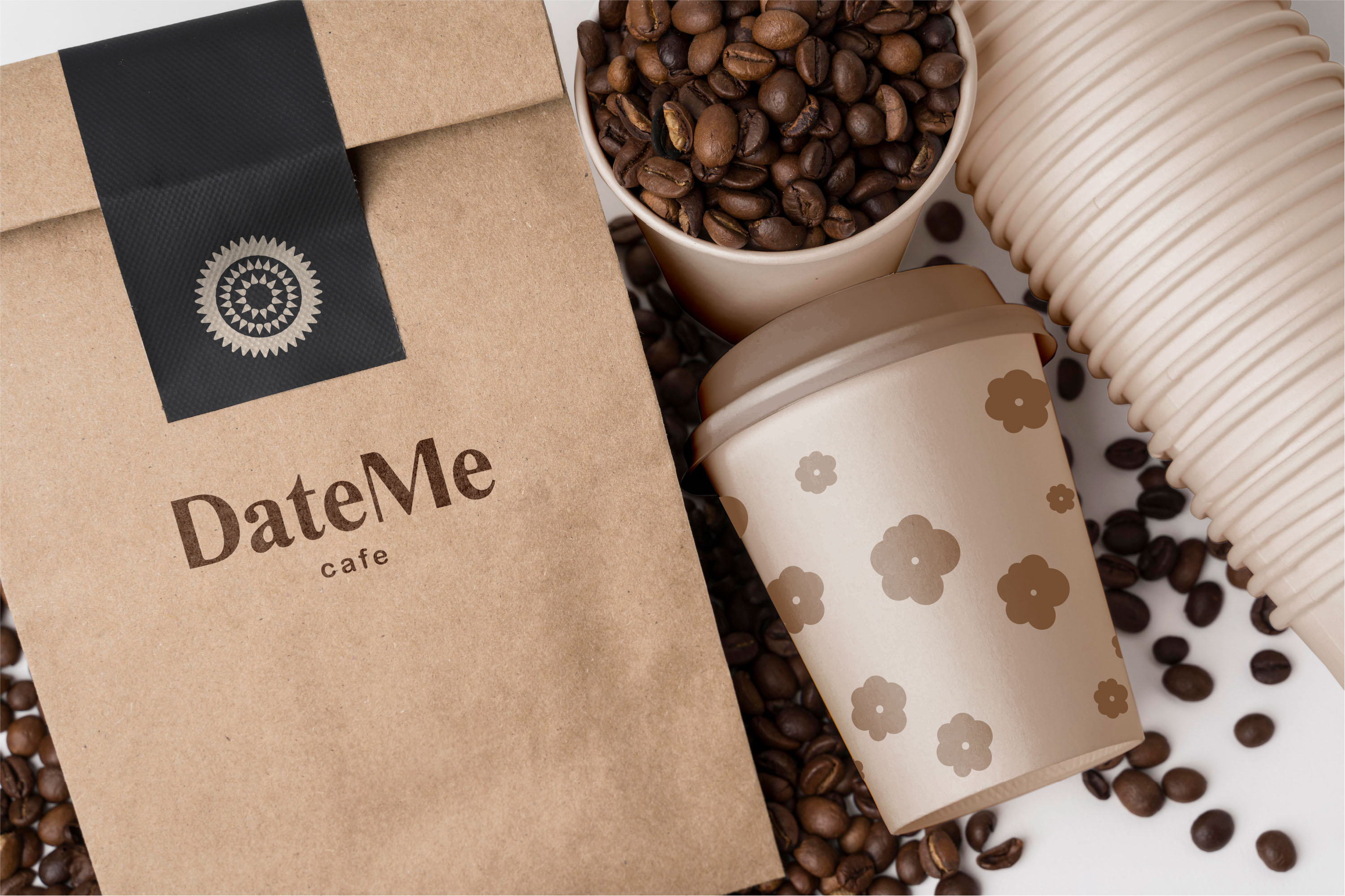 Кафе | Date Me | Айдентика | Фирменный стиль | Логотип — Изображение №17 — Брендинг на Dprofile