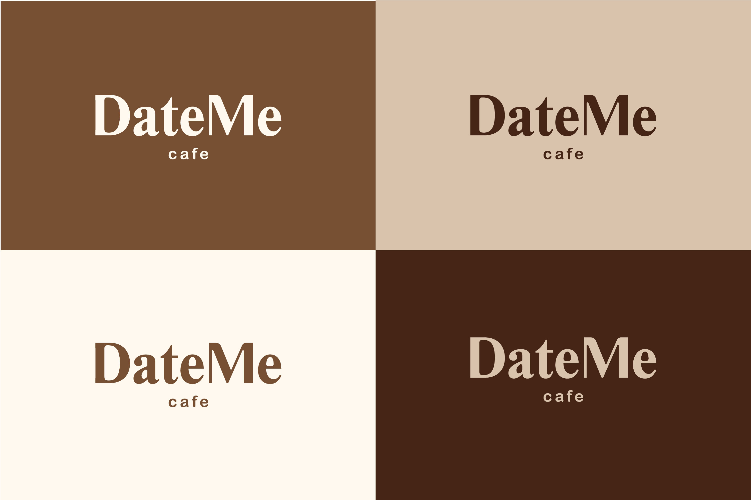 Кафе | Date Me | Айдентика | Фирменный стиль | Логотип — Изображение №10 — Брендинг на Dprofile