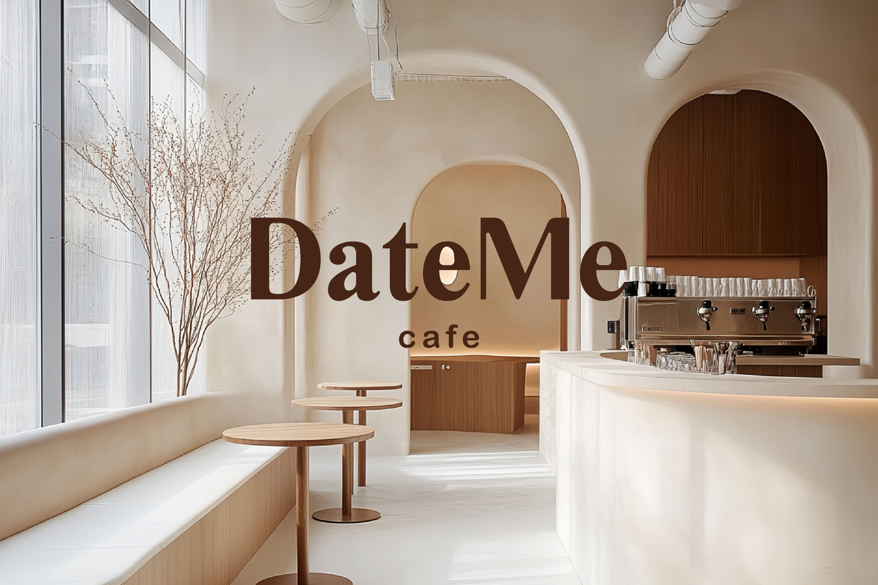 Кафе | Date Me | Айдентика | Фирменный стиль | Логотип — Изображение №5 — Брендинг на Dprofile