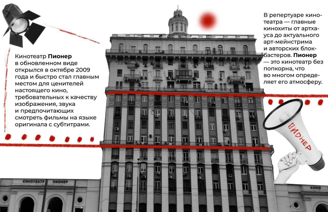Подбор шрифтовой пары для кинотеатра ПИОНЕР — Изображение №4 — Брендинг, Графика на Dprofile