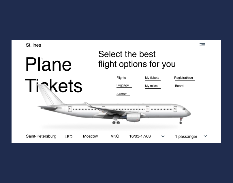 Plane Tickets — Изображение №1 — Маркетинг, Интерфейсы на Dprofile