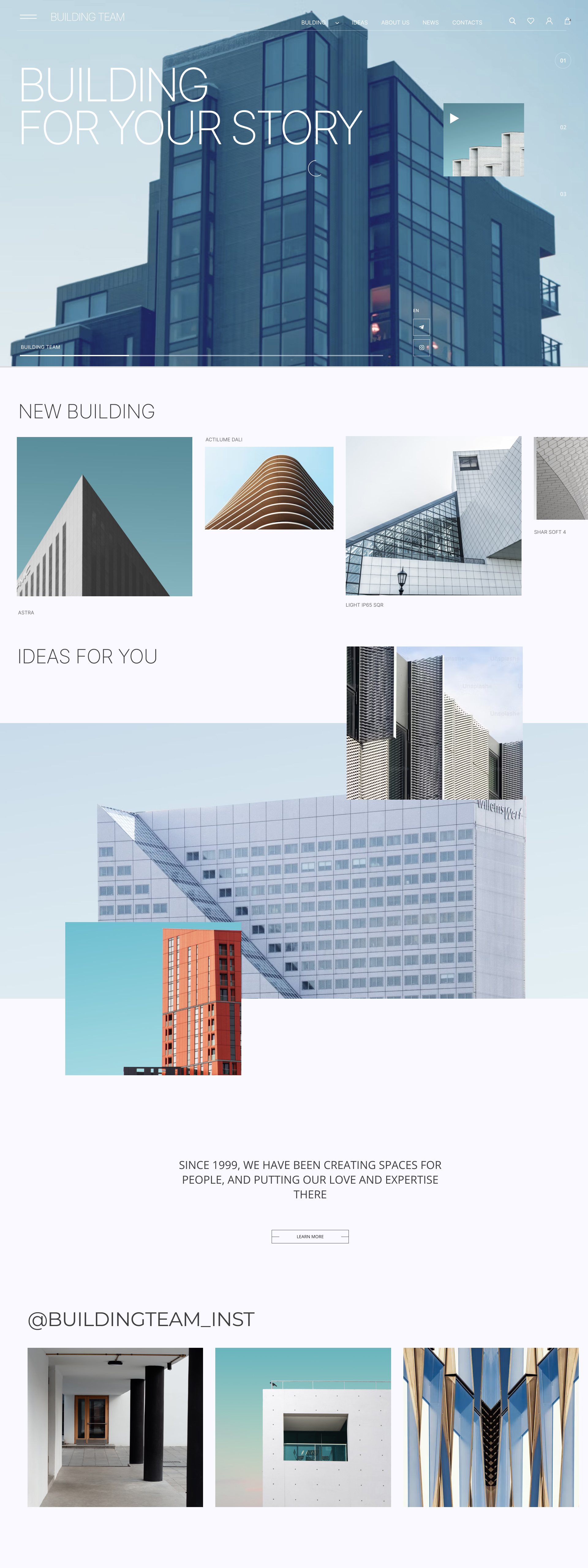 Building company — Изображение №1 — Интерфейсы на Dprofile