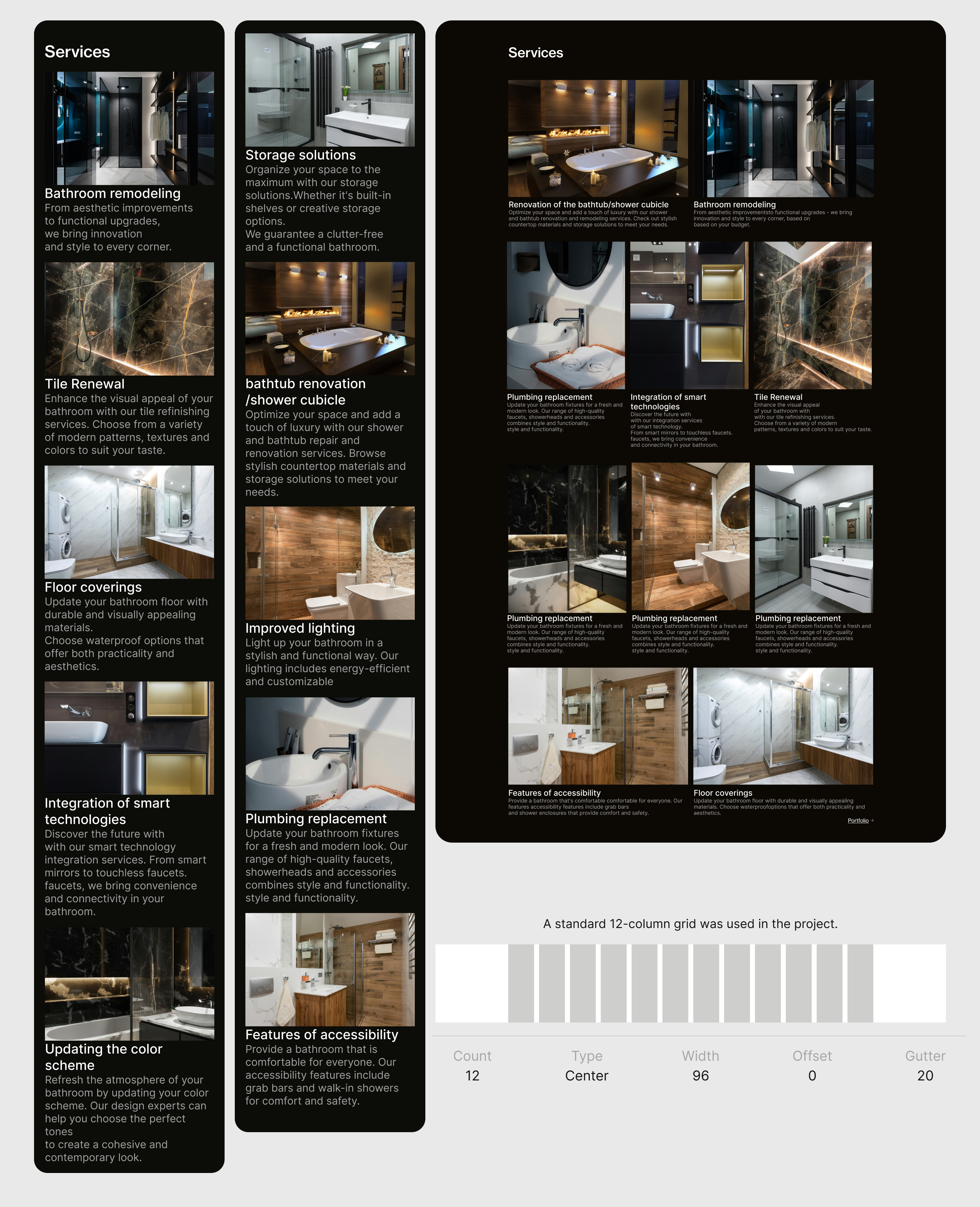 Bathroom Remodeling Landing — Изображение №7 — Интерфейсы на Dprofile