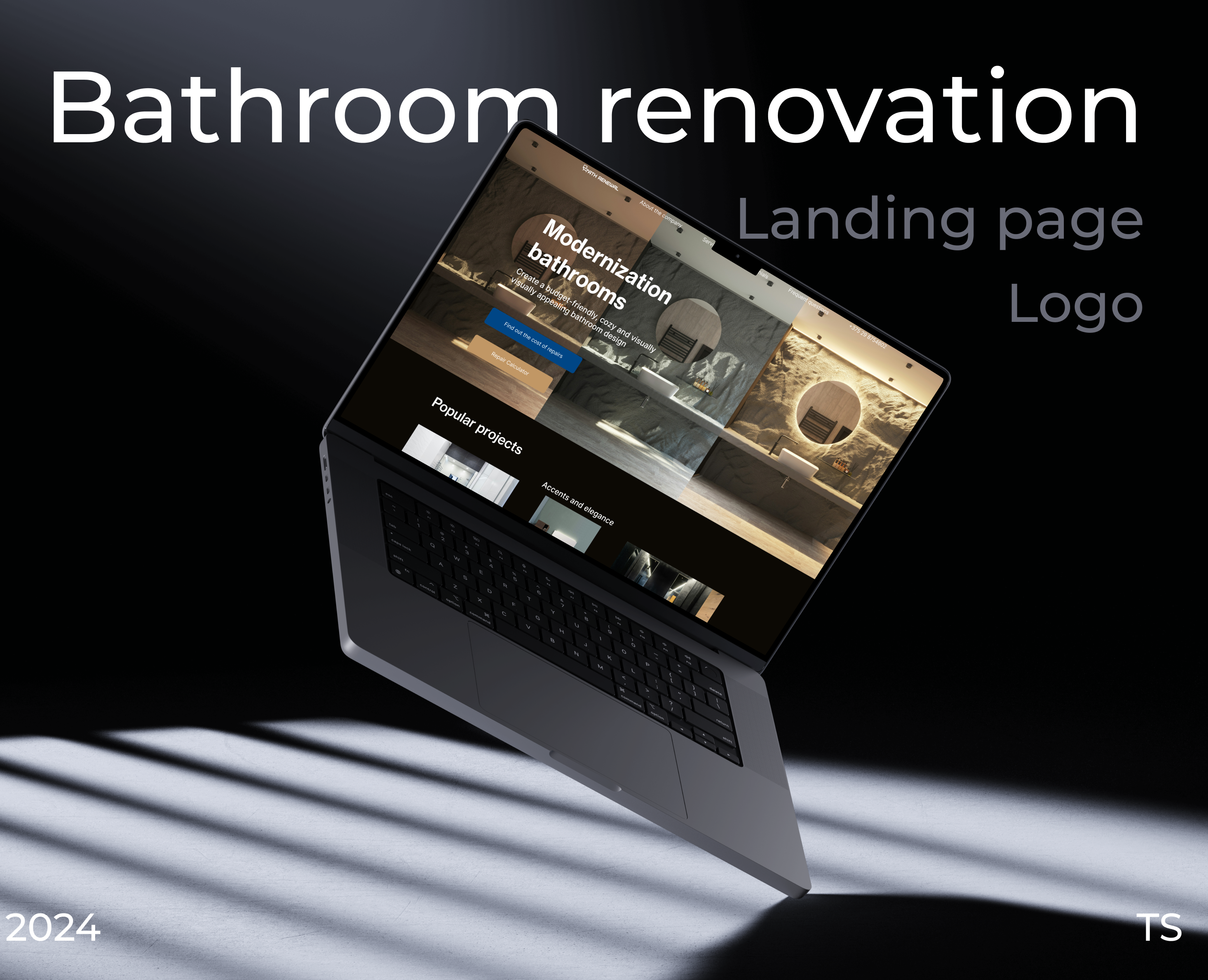 Bathroom Remodeling Landing — Интерфейсы на Dprofile