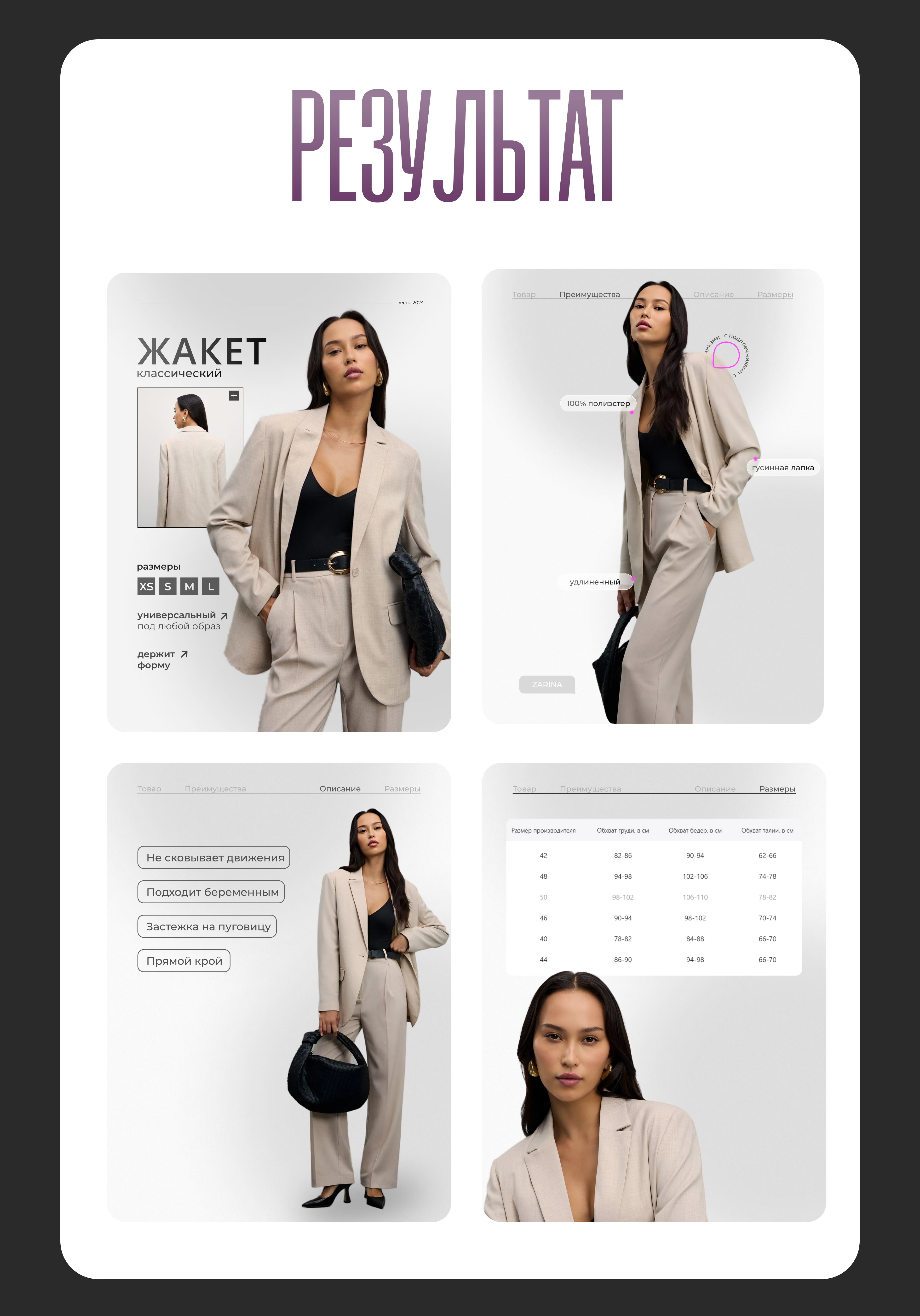 INFOGRAPHIC // жакет — Изображение №2 — Графика, Маркетинг на Dprofile