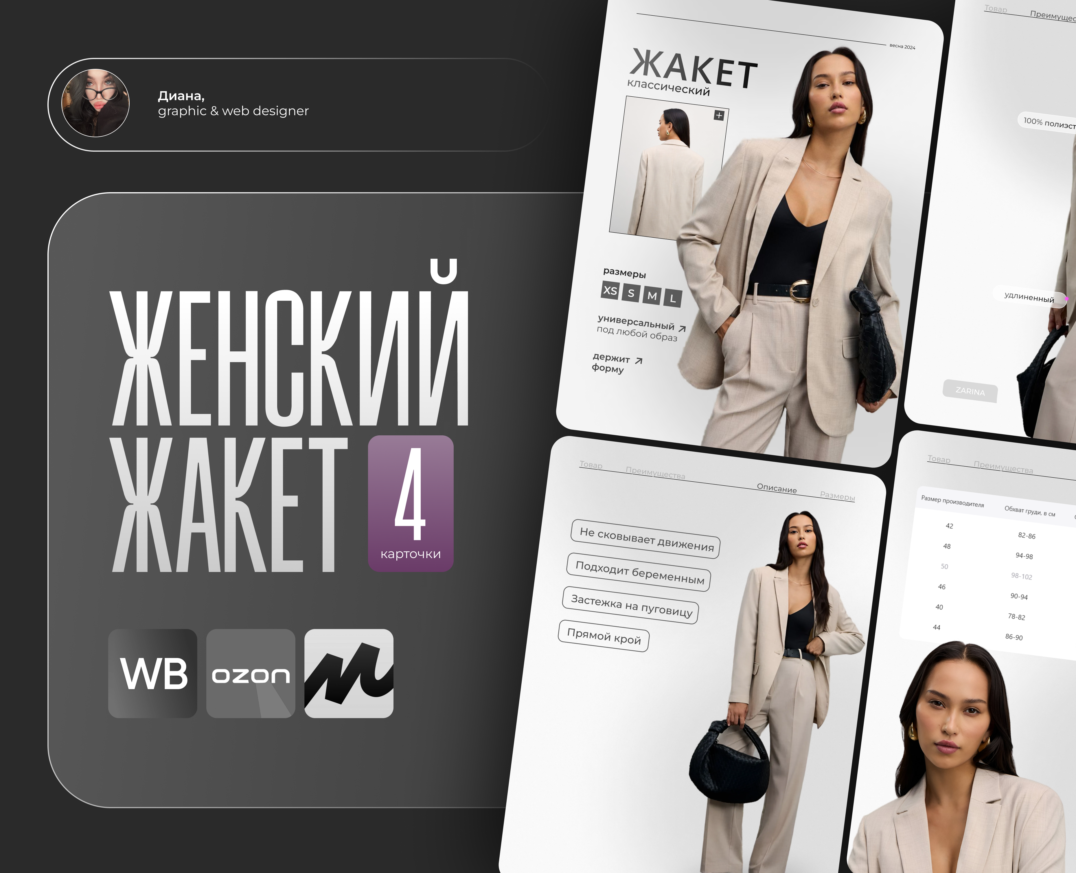 INFOGRAPHIC // жакет на Dprofile