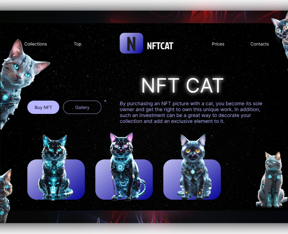 NFT cat — Графика на Dprofile