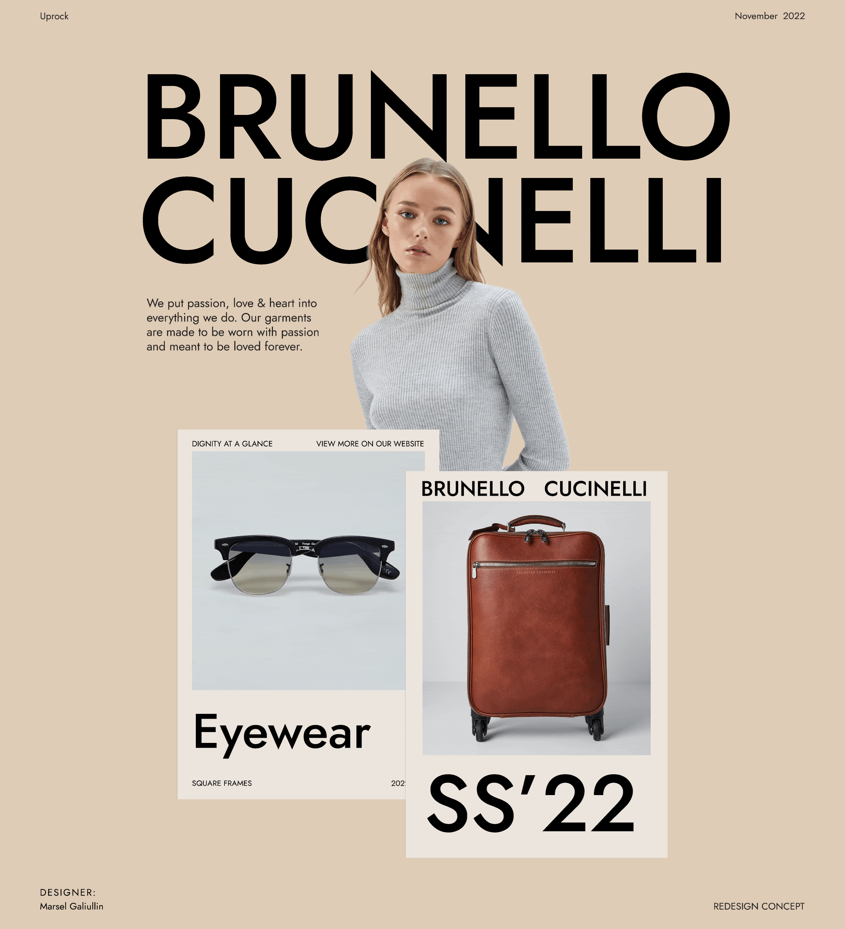 Brunello Cucinelli — Изображение №1 — Интерфейсы, Анимация на Dprofile
