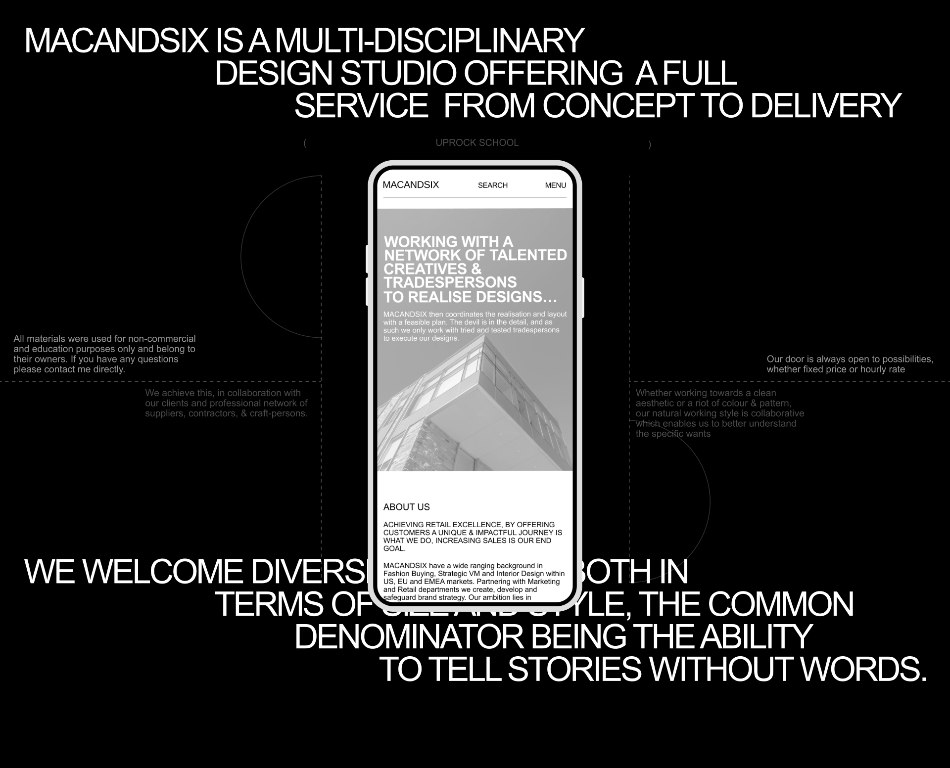 Macandsix | corporate redesign website — Изображение №1 — Интерфейсы, Брендинг на Dprofile