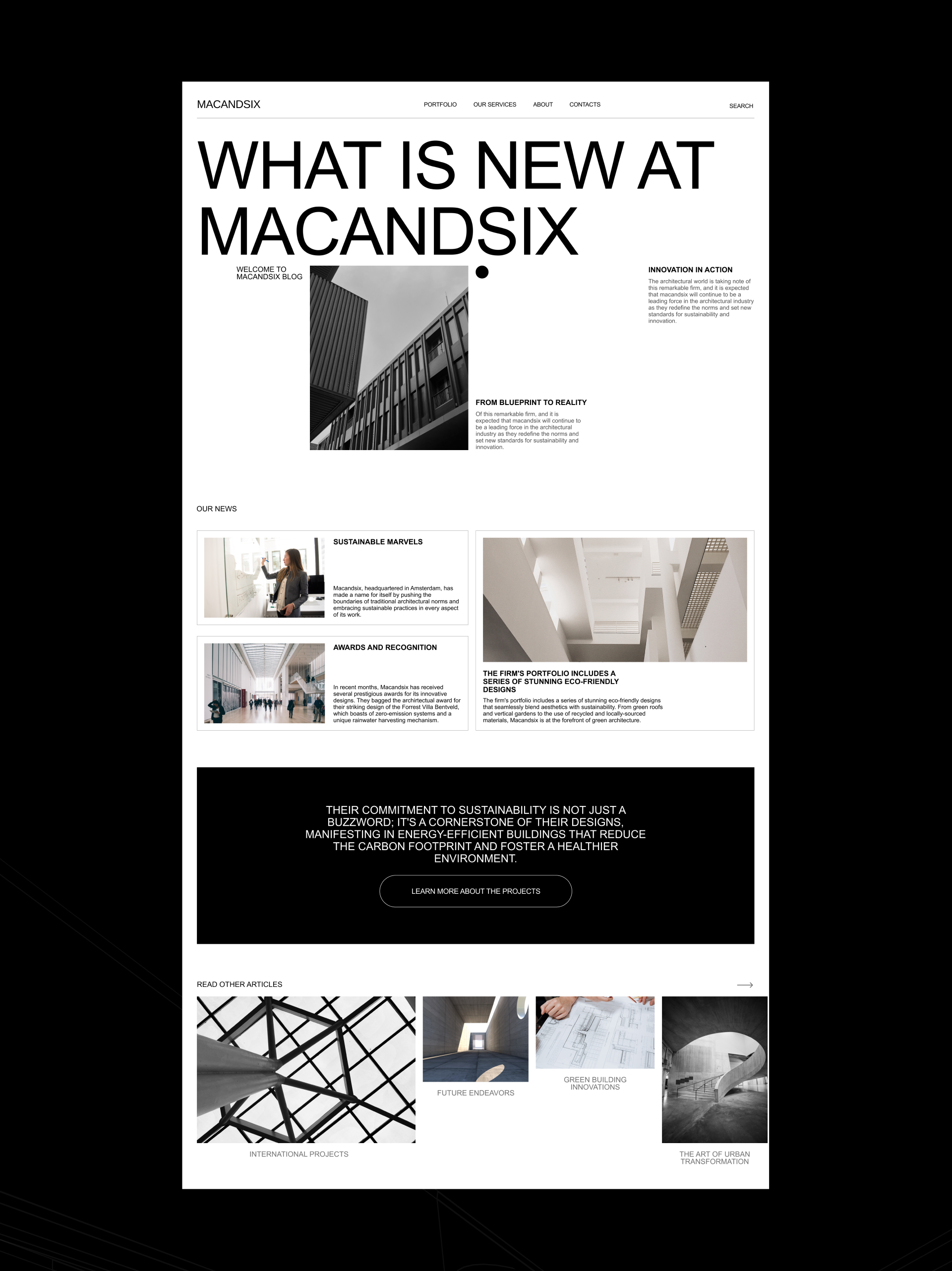Macandsix | corporate redesign website — Изображение №11 — Интерфейсы, Брендинг на Dprofile