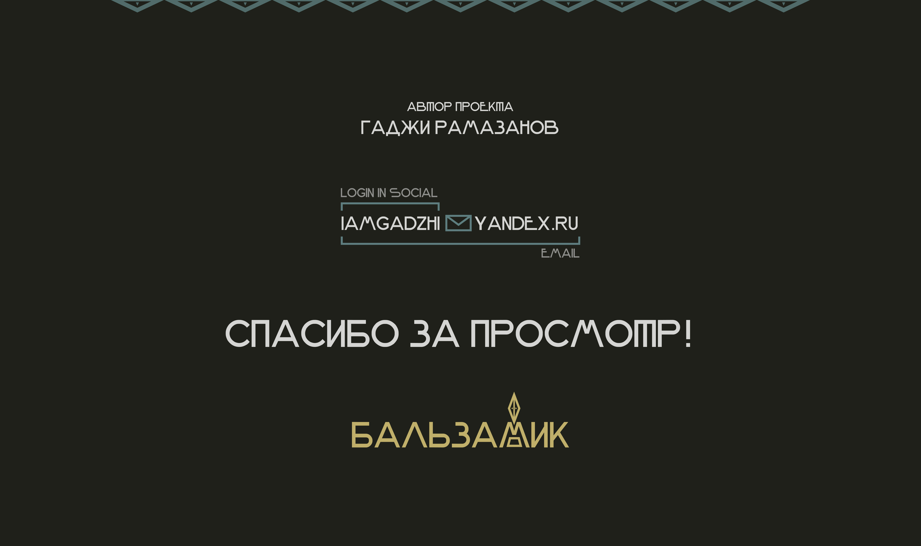 Бальзамик — Изображение №6 — Интерфейсы, Брендинг на Dprofile
