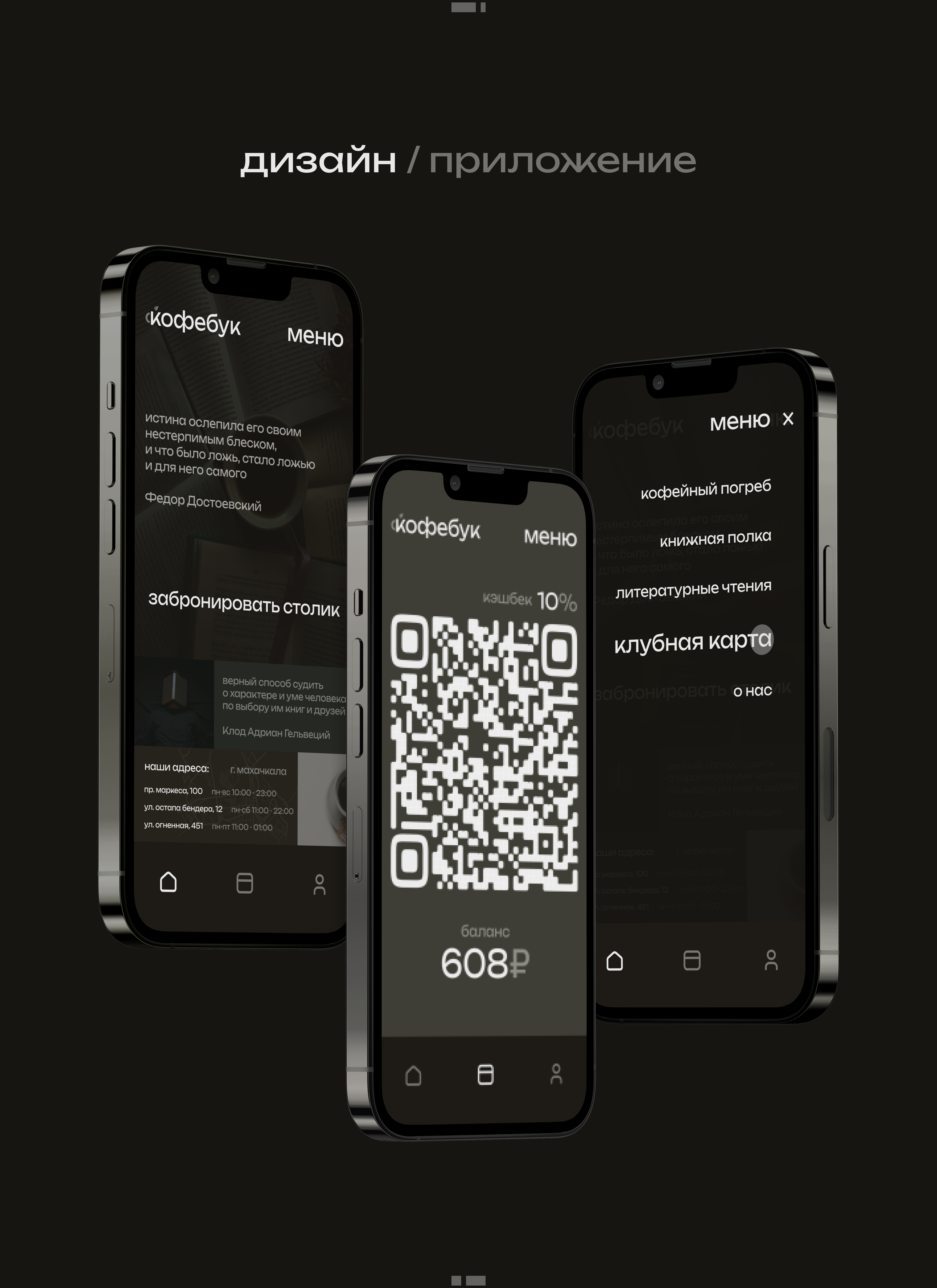 кофебук — Изображение №6 — Интерфейсы, Брендинг на Dprofile