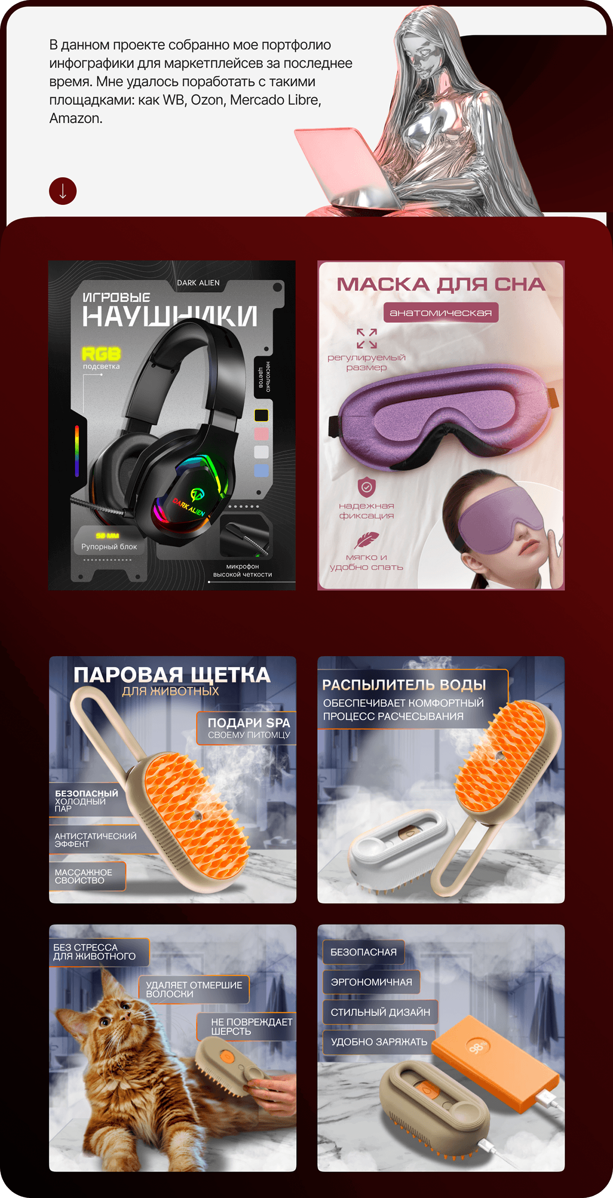 Портфолио инфографики для маркетплейсев — Изображение №2 — Графика, Маркетинг на Dprofile