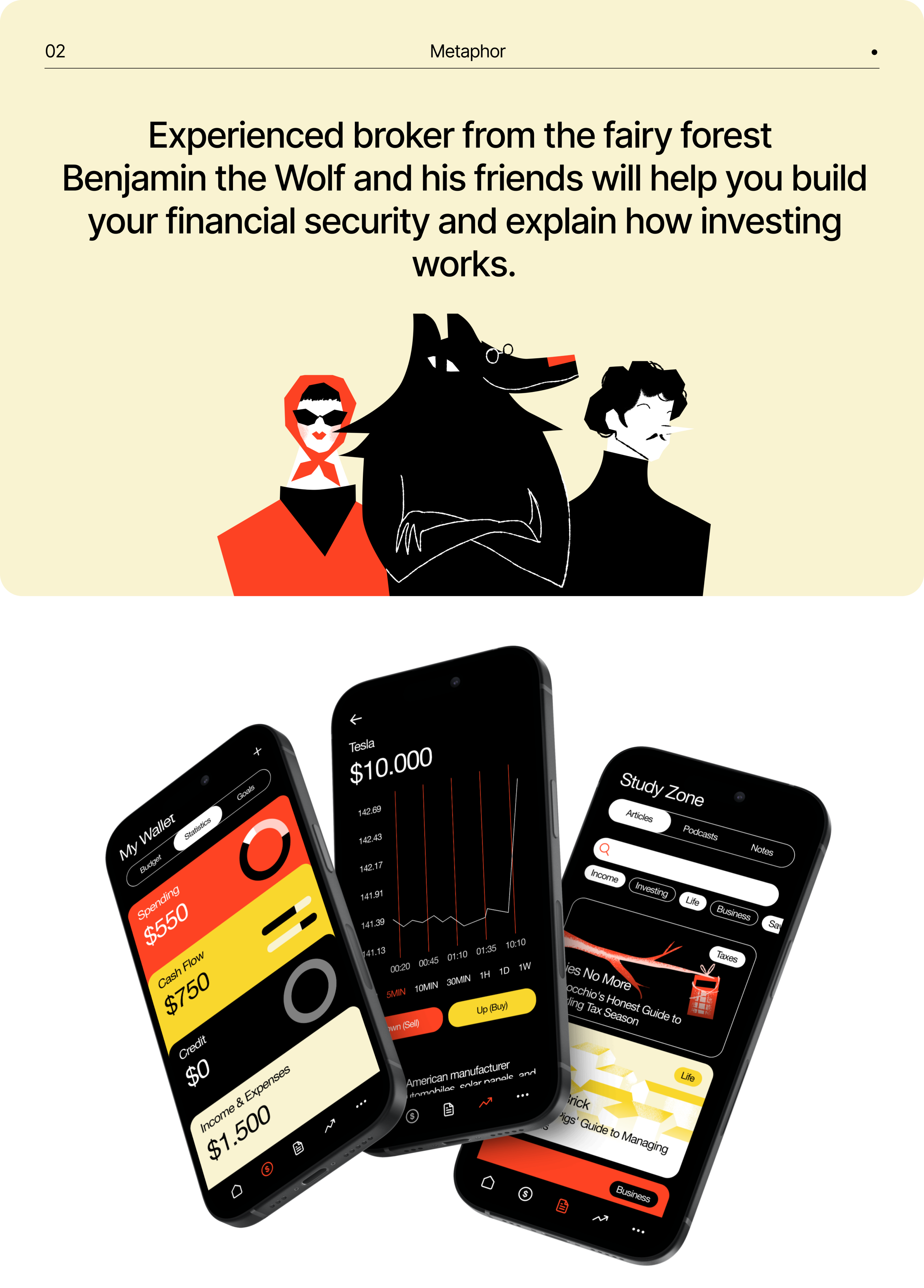 Benjamin the Wolf | Financial Literacy Mobile App — Изображение №3 — Интерфейсы на Dprofile